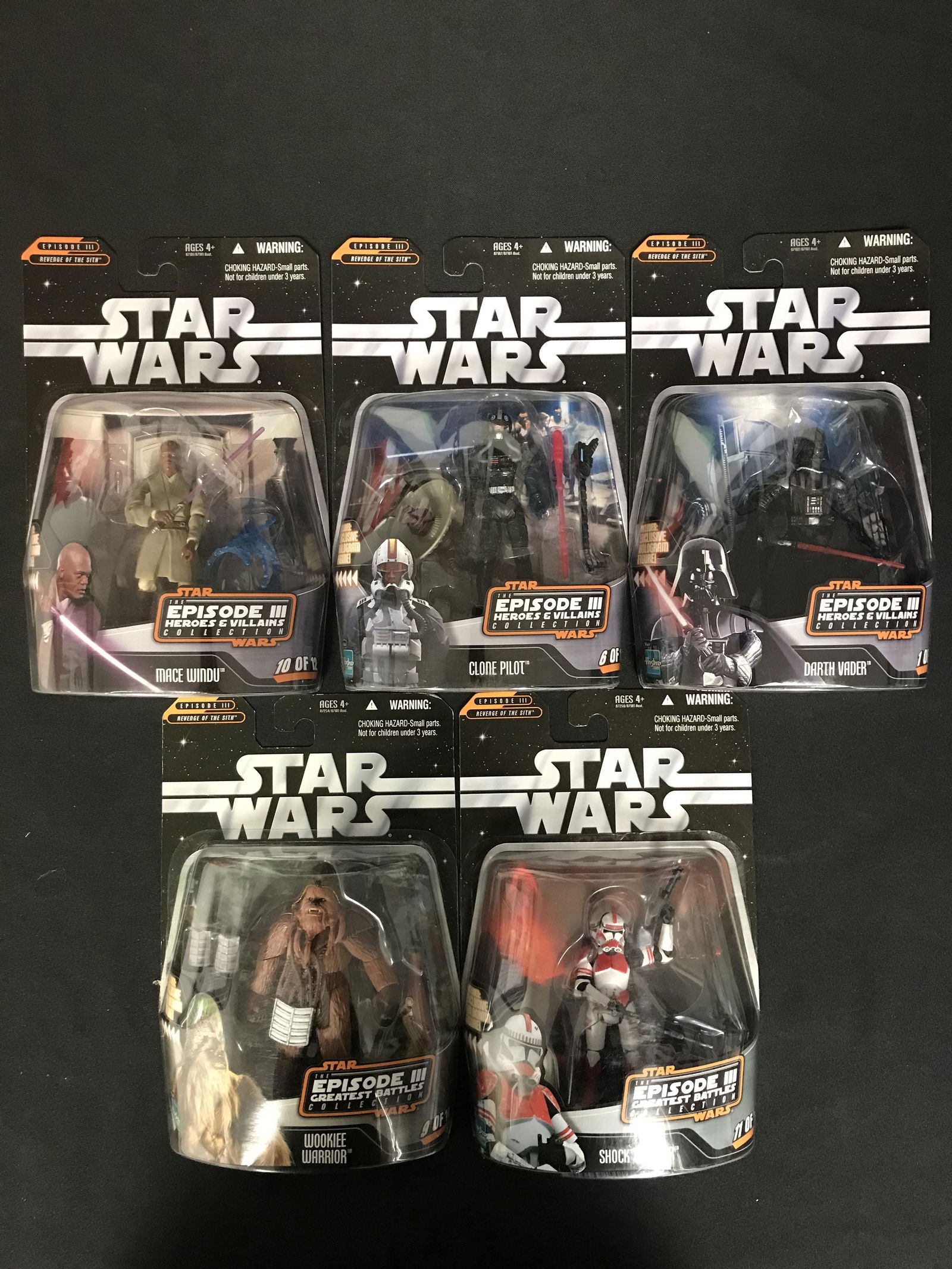 SEALED STAR WARS ACTION FIGURES LOT (1 of 1)
