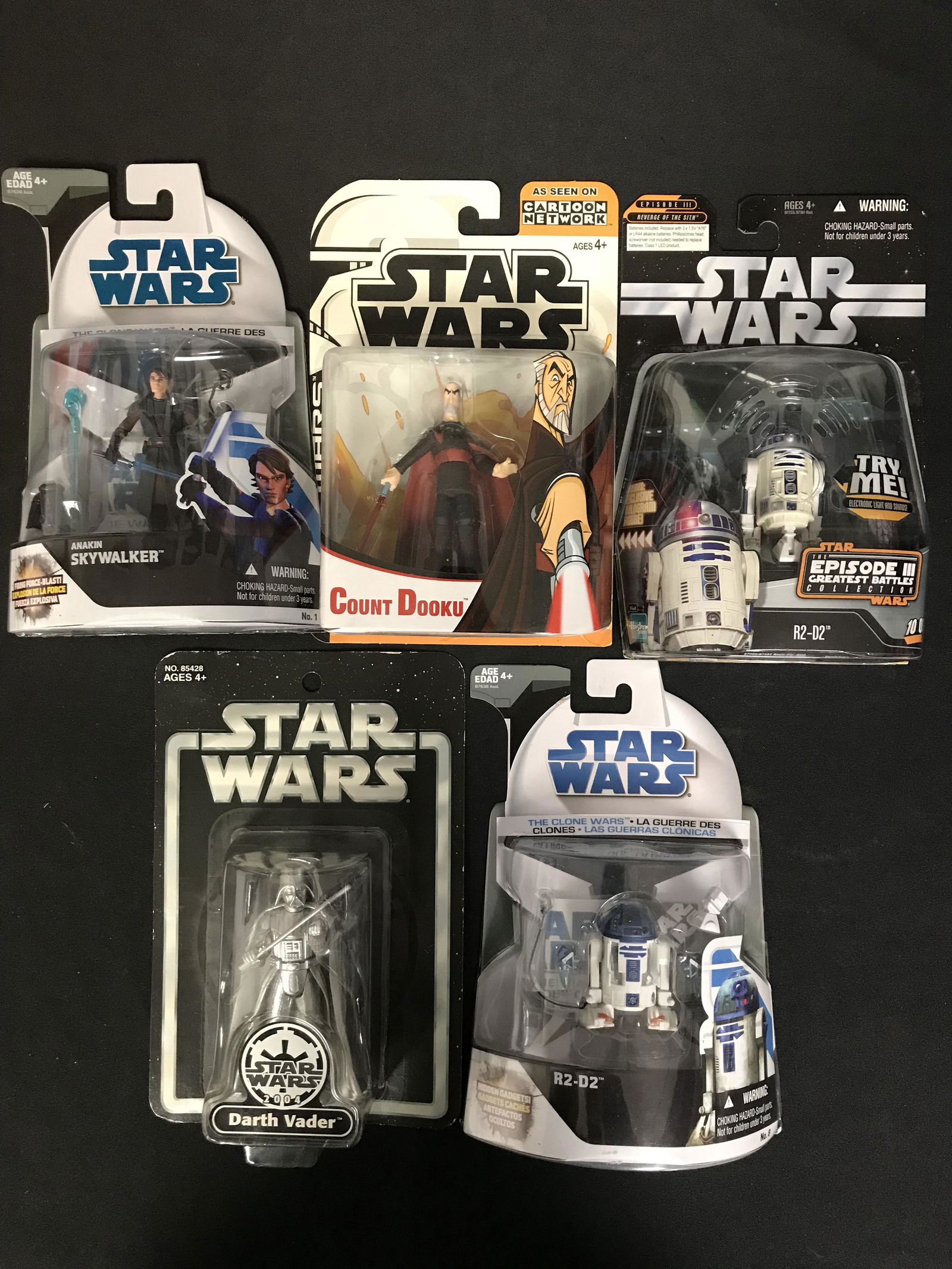 SEALED STAR WARS ACTION FIGURES LOT (1 of 1)
