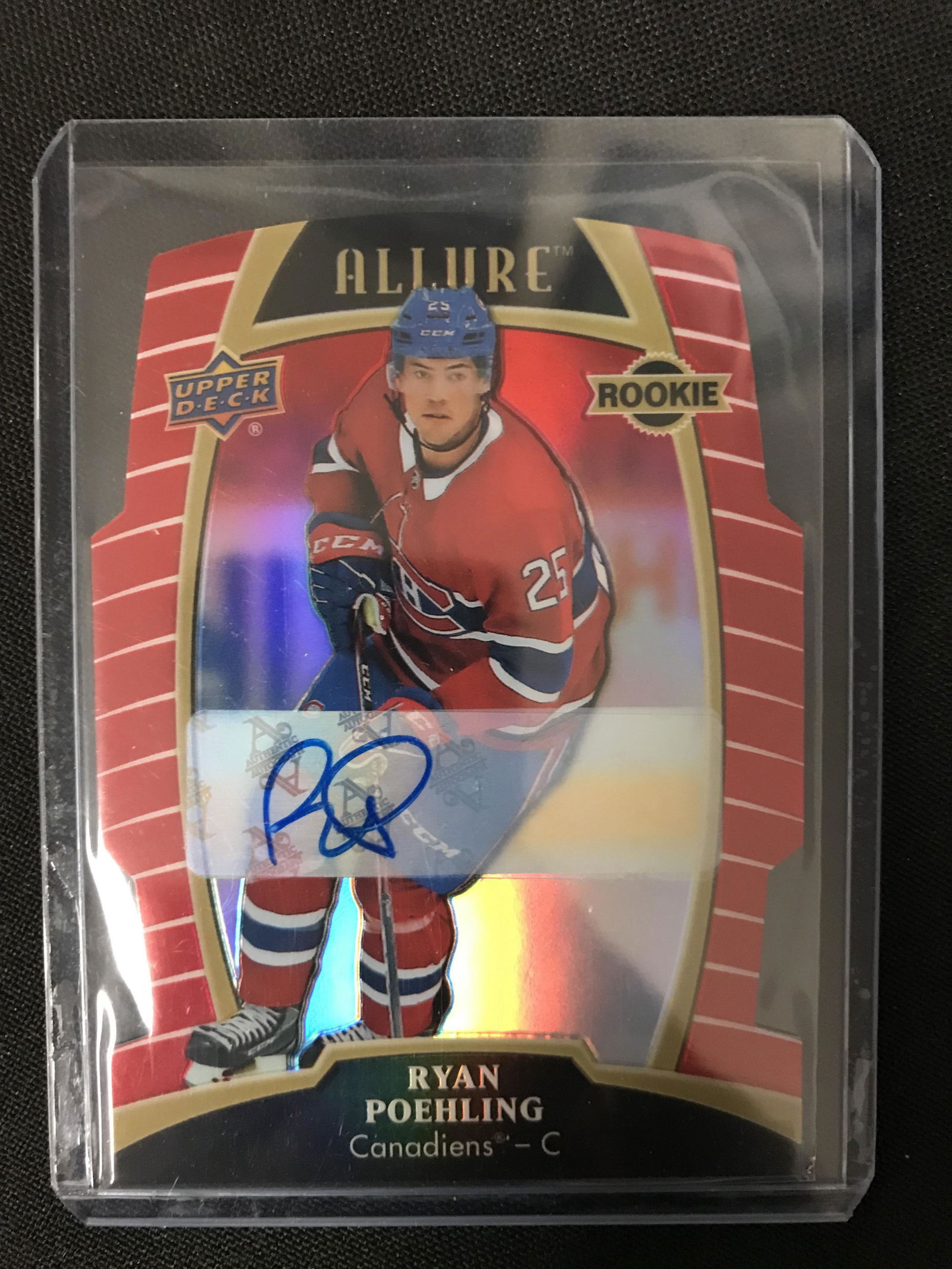 2020 UPPER DECK ALLURE HOCKEY #86 RYAN POEHLING RED (1 of 2)