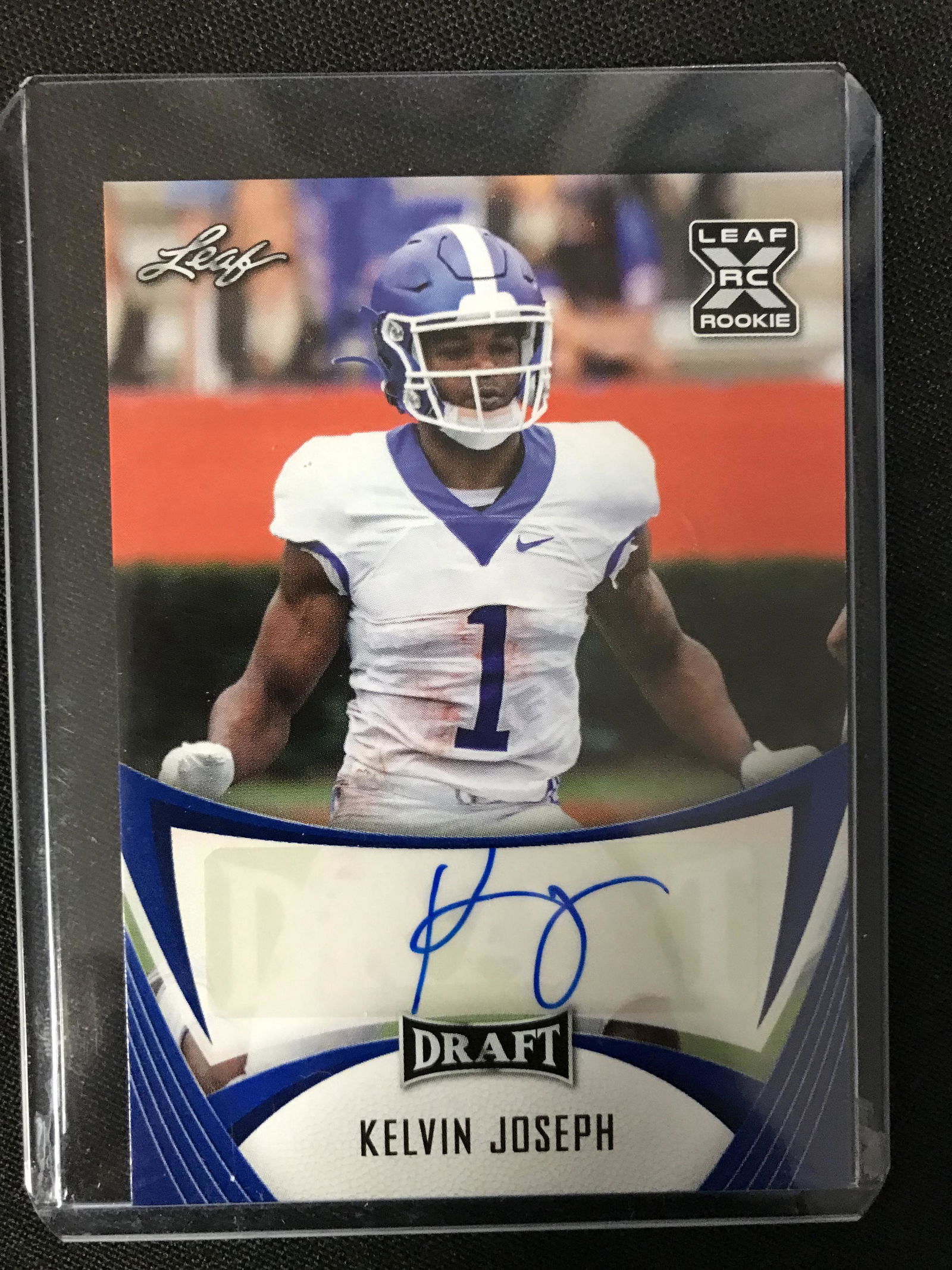 2021 Leaf Draft Autographs Kelvin Joseph Rookie Auto (1 of 1)