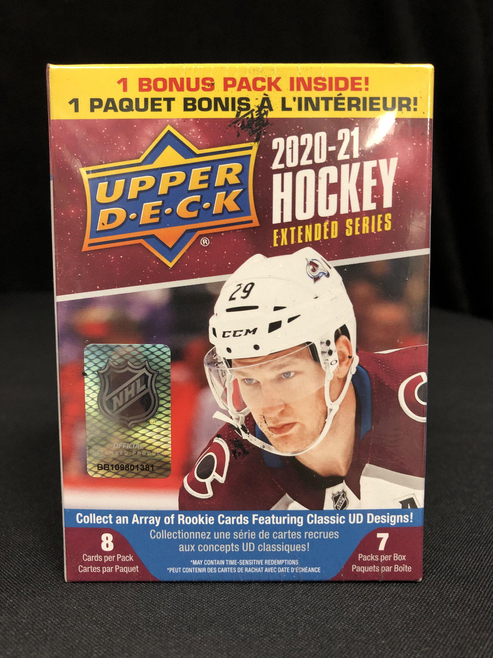2020-21 UPPER DECK HOCKEY EXTENDED SERIES HOBBY BOX (1 of 1)