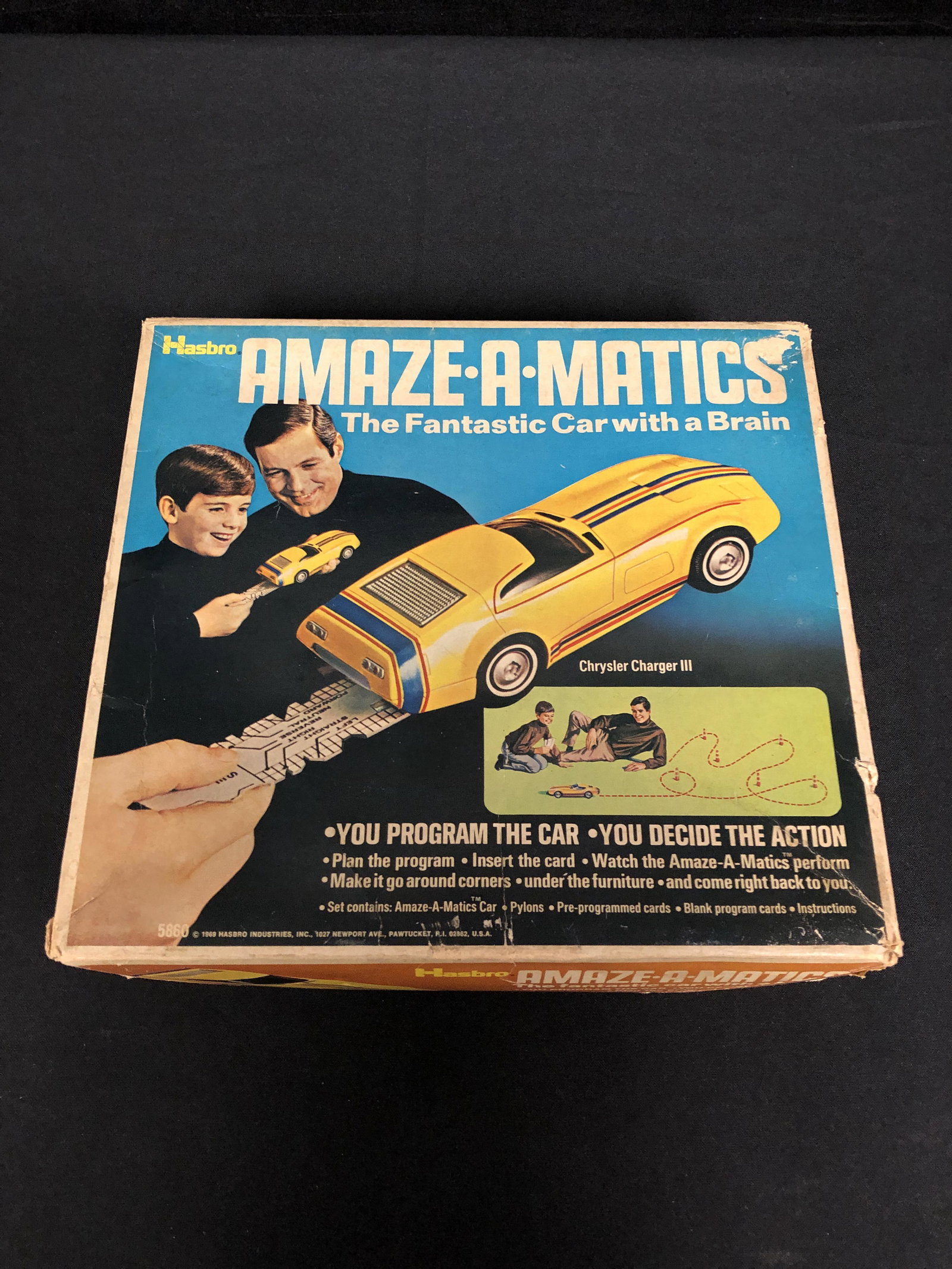 VINTAGE HASBRO AMAZE A MATICS CAR WITH A BRAIN IN: VINTAGE HASBRO AMAZE A MATICS CAR WITH A BRAIN IN ORIGINAL BOX