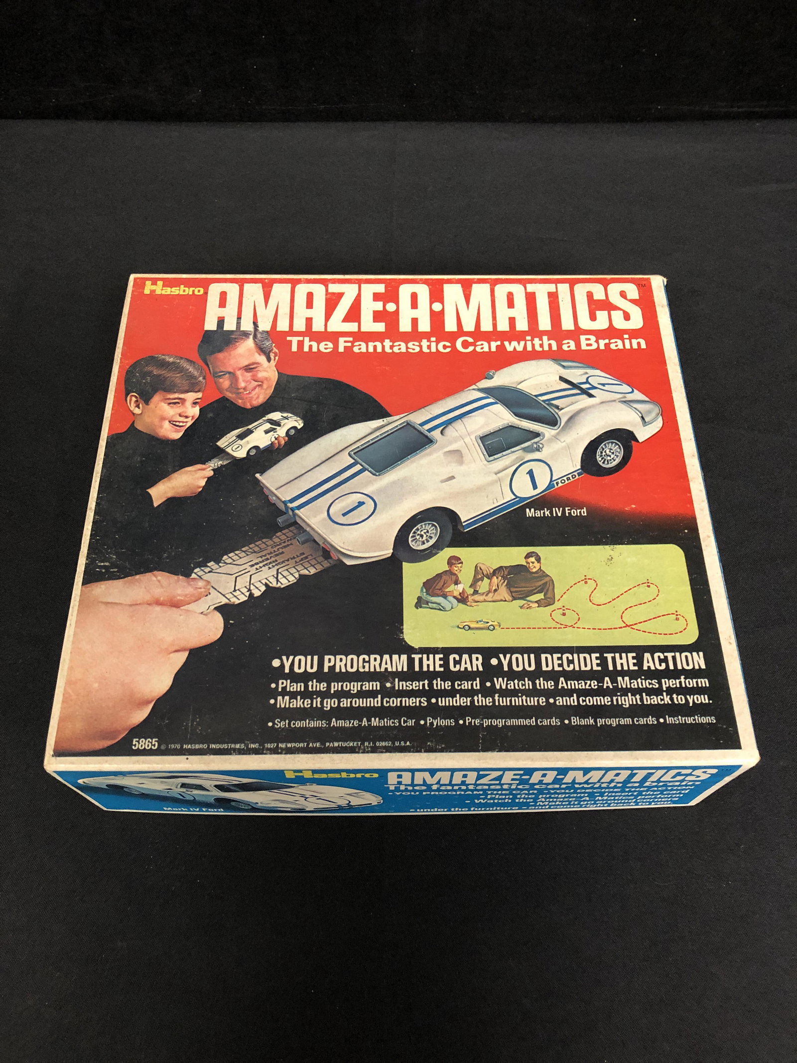 VINTAGE HASBRO AMAZE A MATICS CAR WITH A BRAIN IN: VINTAGE HASBRO AMAZE A MATICS CAR WITH A BRAIN IN ORIGINAL BOX