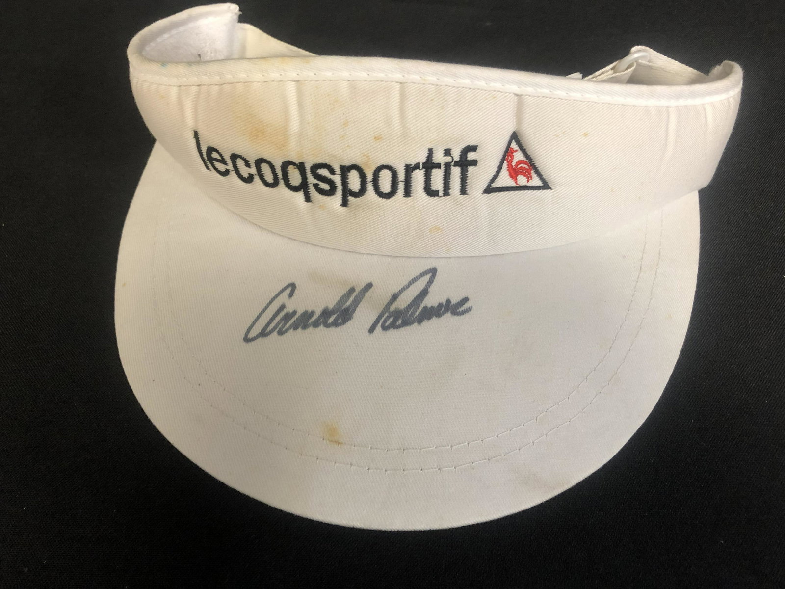 ARNOLD PALMER SIGNED GOLF VISOR (1 of 2)