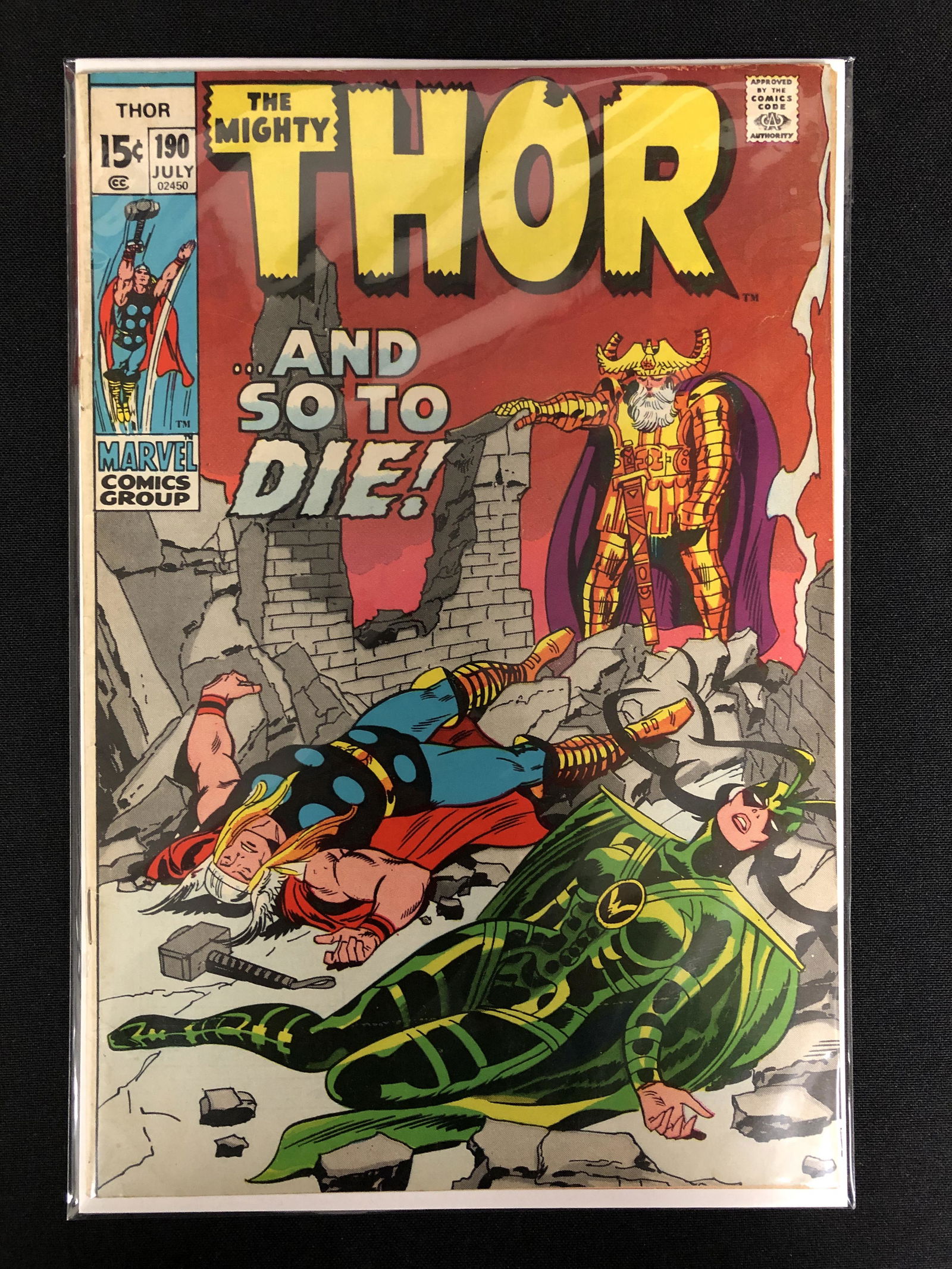 MARVEL COMICS THE MIGHTY THOR NO.190 (1 of 1)
