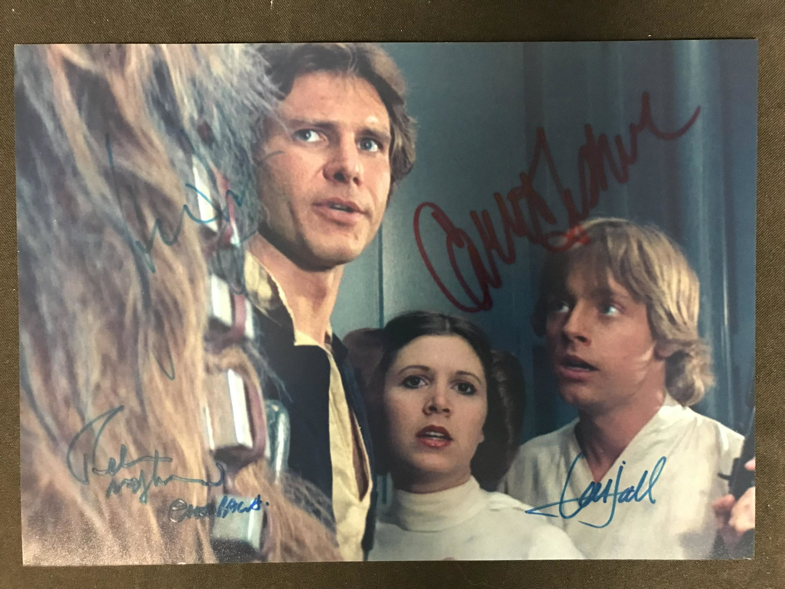 STAR WARS CAST SIGNED 8X10 PHOTO (RA COA) (1 of 2)