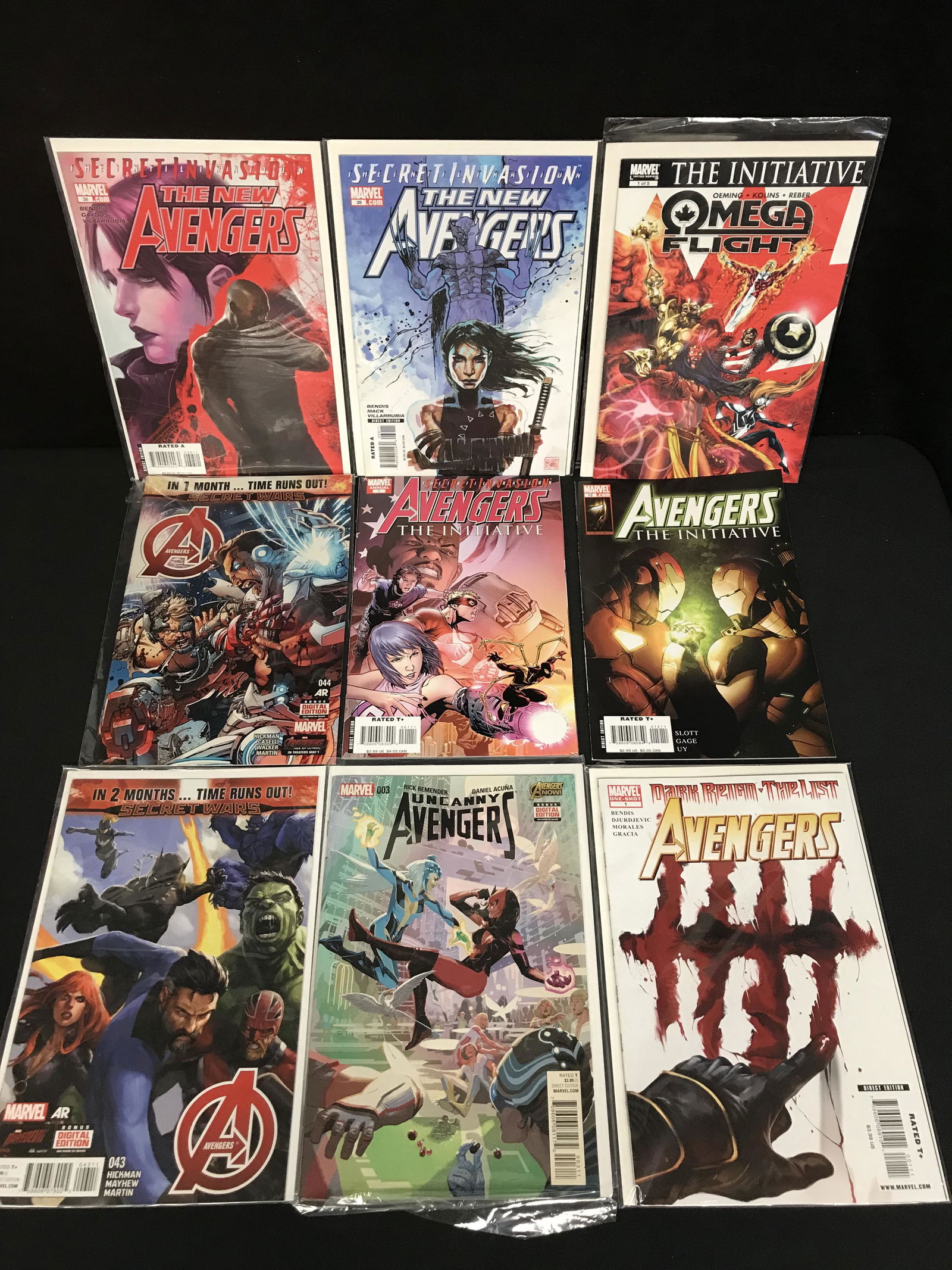 THE NEW AVENGERS COMIC BOOK LOT (MARVEL COMICS) (1 of 1)
