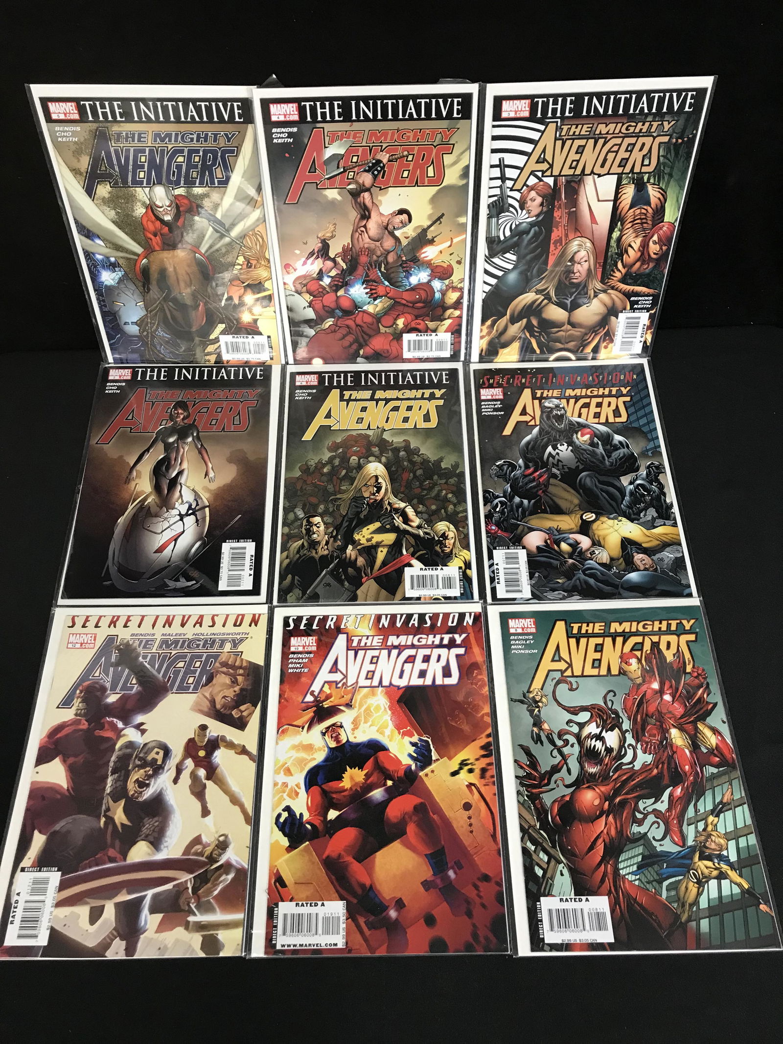 THE MIGHTY AVENGERS COMIC BOOK LOT (MARVEL COMICS) (1 of 1)