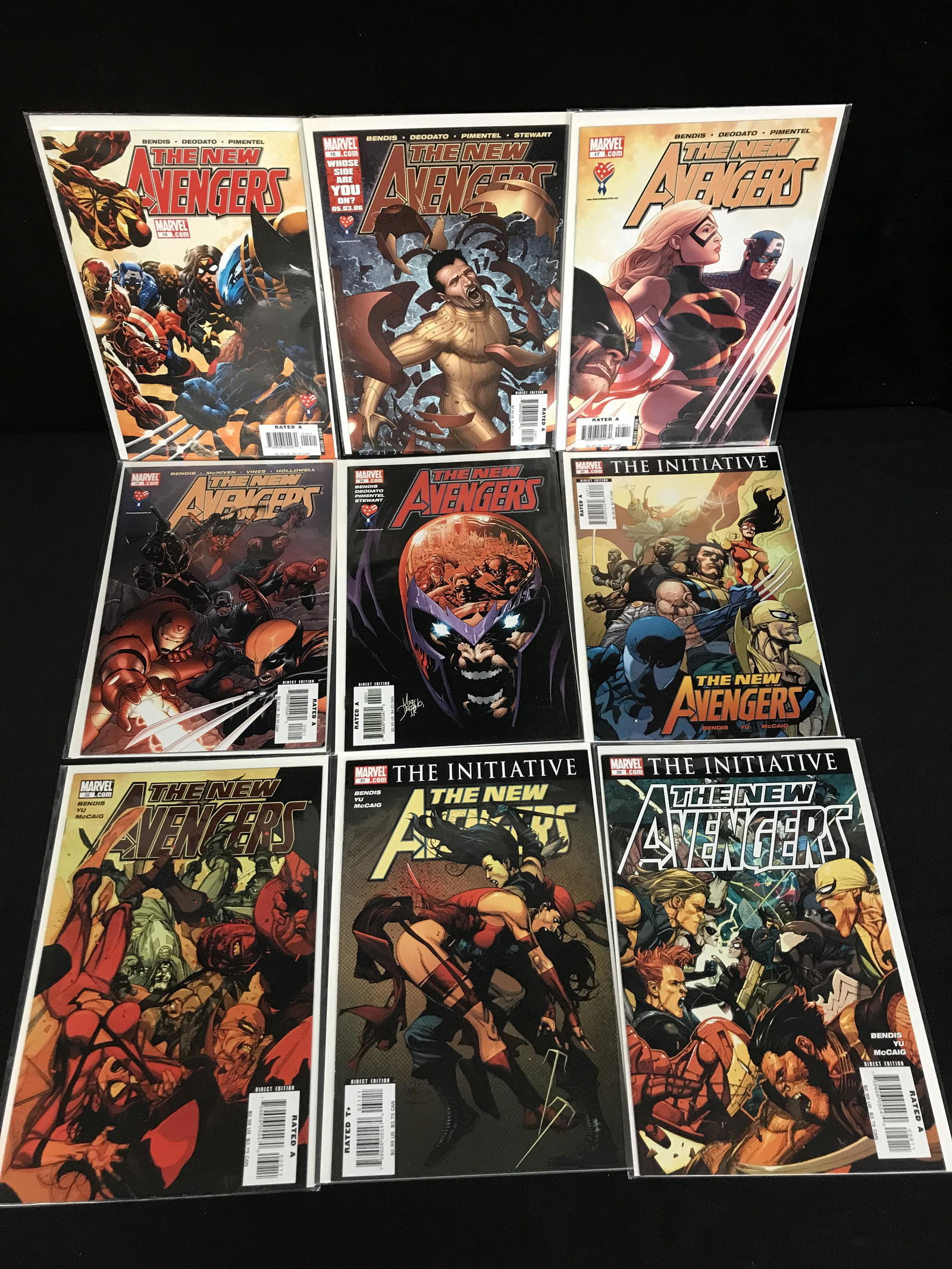 THE NEW AVENGERS COMIC BOOK LOT (MARVEL COMICS) (1 of 1)
