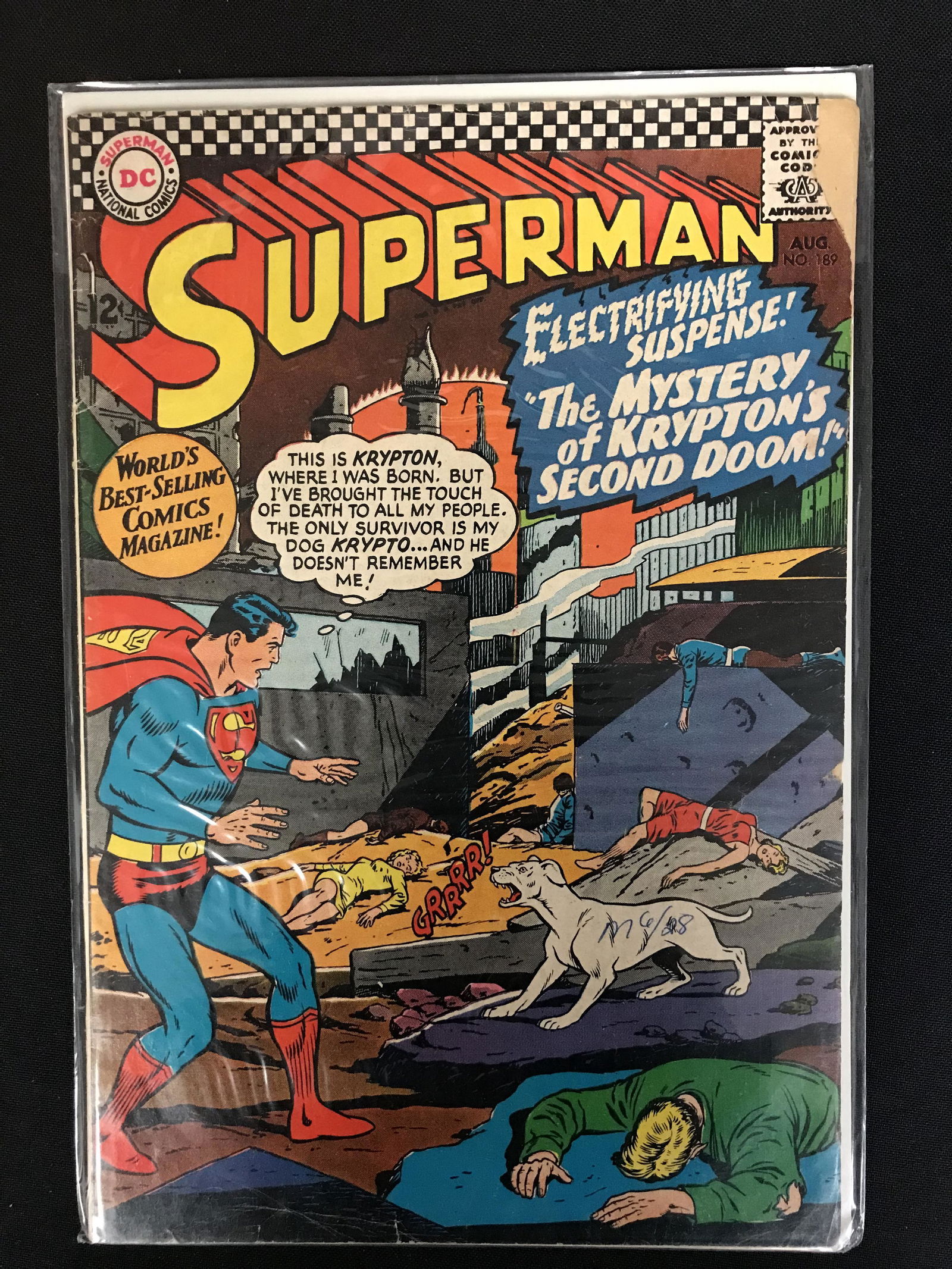 SUPERMAN #189 (DC COMICS) (1 of 1)