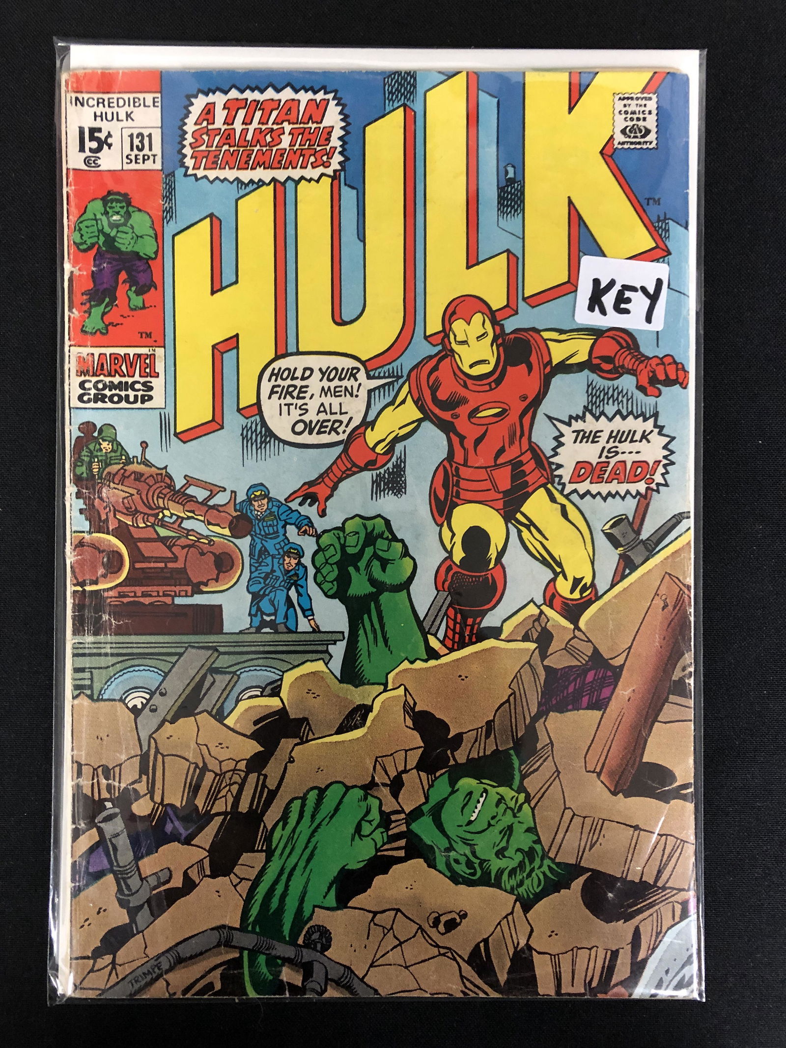 THE INCREDIBLE HULK #131 (MARVEL COMICS) (1 of 1)