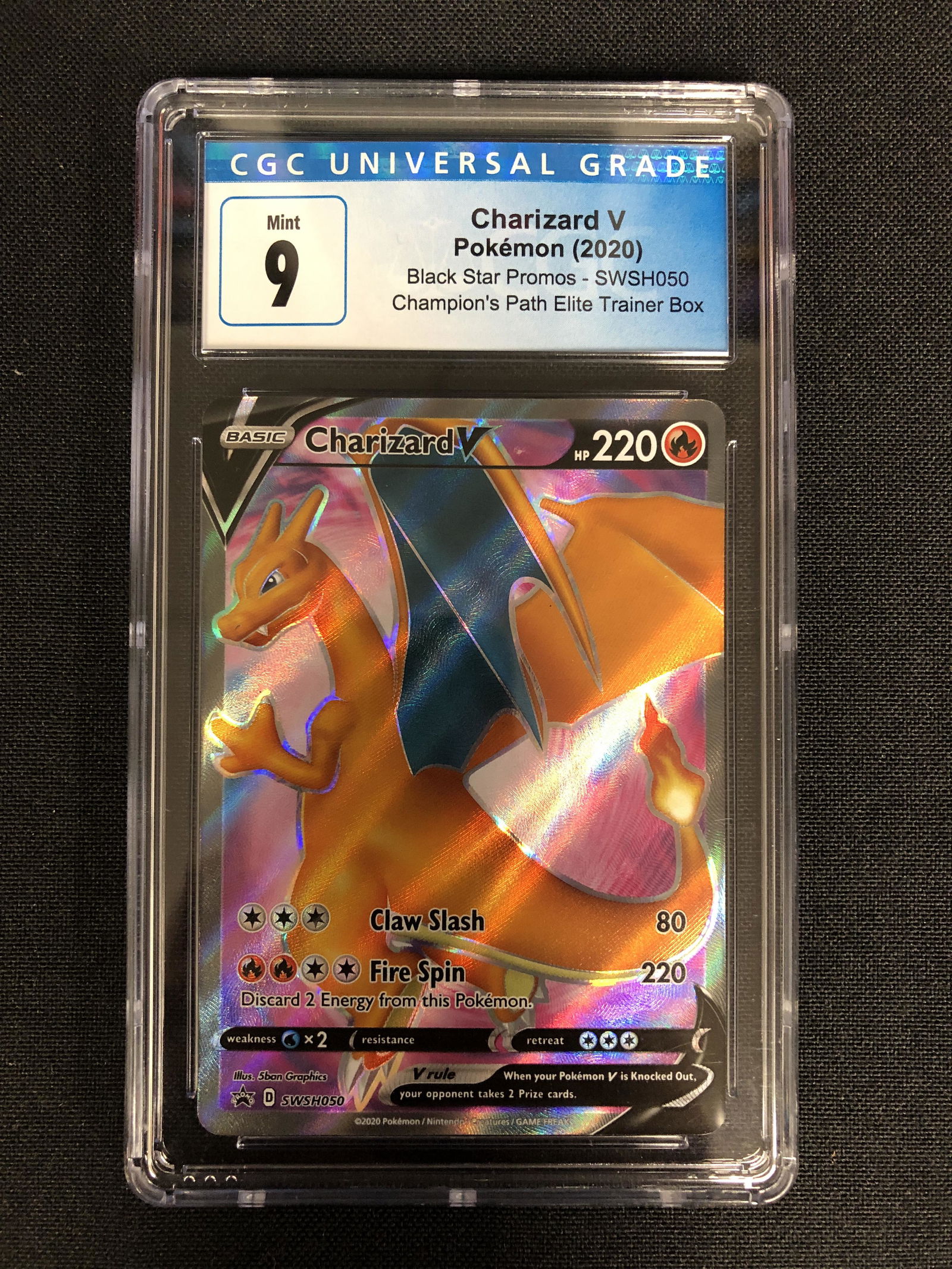 2020 CHARIZARD V BLACK STAR PROMOS (CGC 9) (1 of 1)