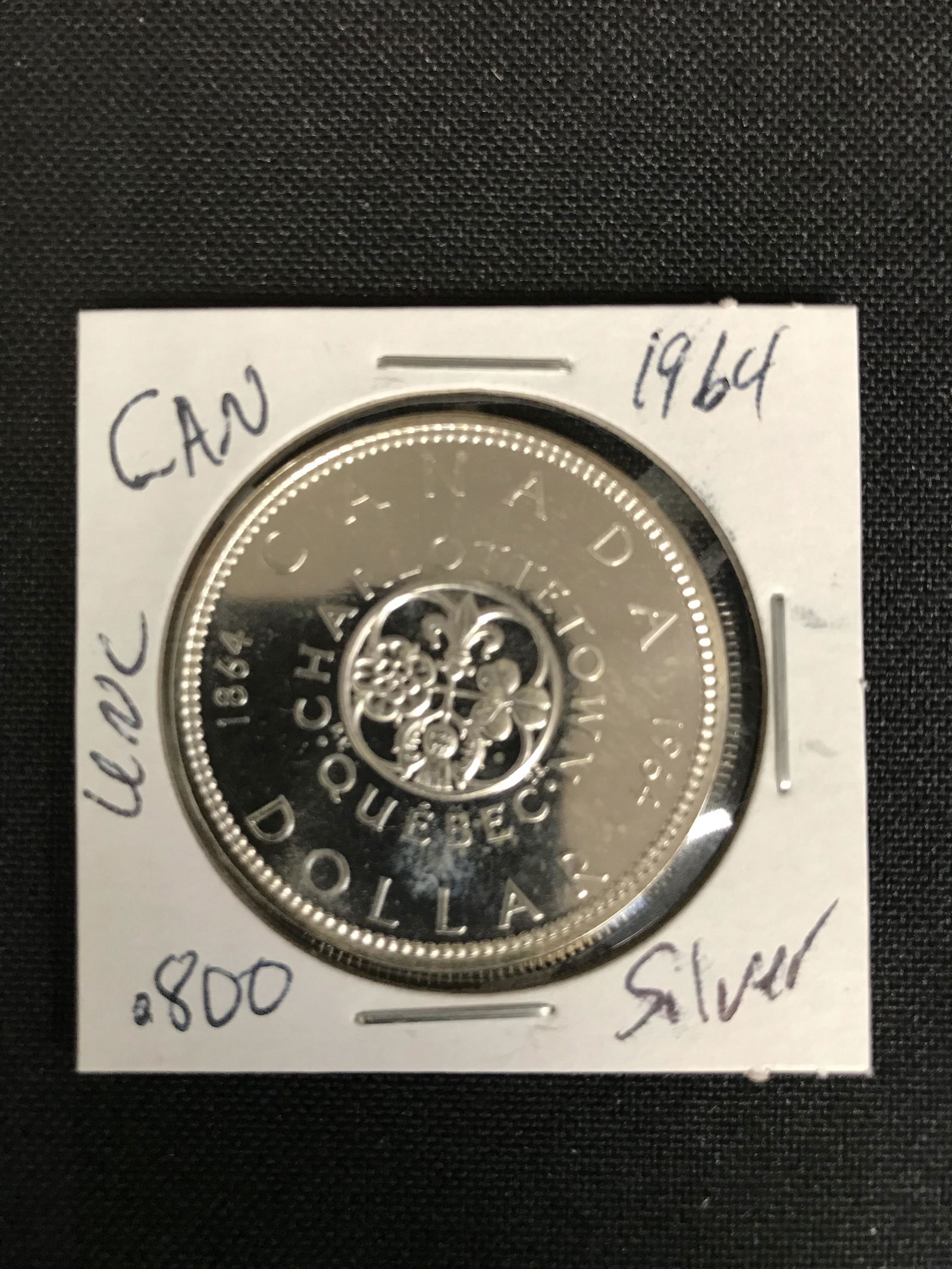 CANADIAN 1964  SILVER DOLLAR  UNCIRCULATED  .800 SILVER (1 of 1)