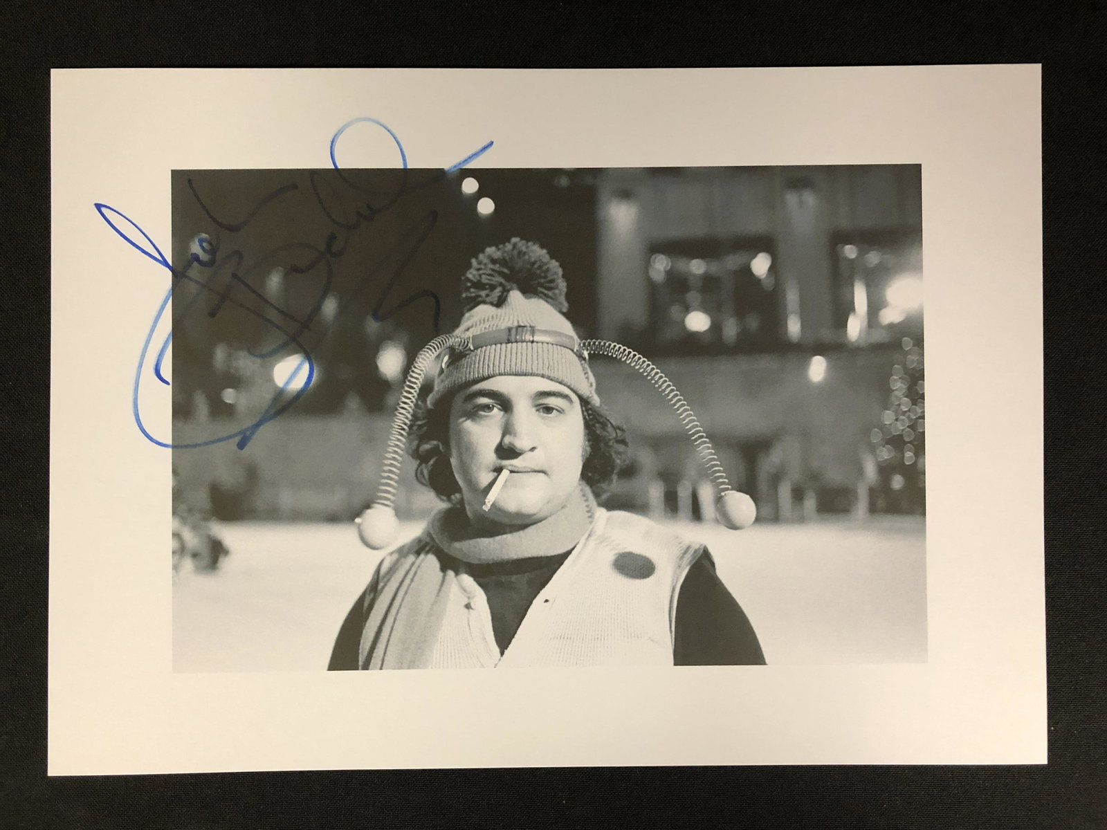 JOHN BELUSHI SIGNED SNL 8 X 10 (RA COA): JOHN BELUSHI SIGNED SNL 8 X 10 (RA COA)