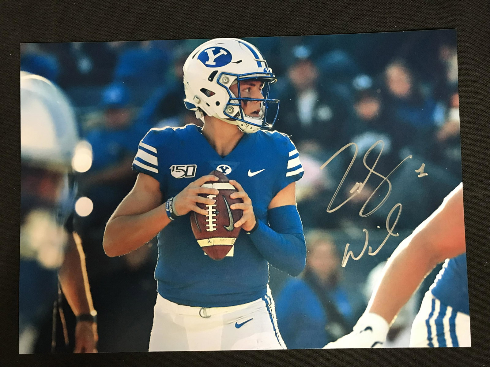 ZACH WILSON SIGNED 8 X 10 (RA COA): ZACH WILSON SIGNED 8 X 10 (RA COA)