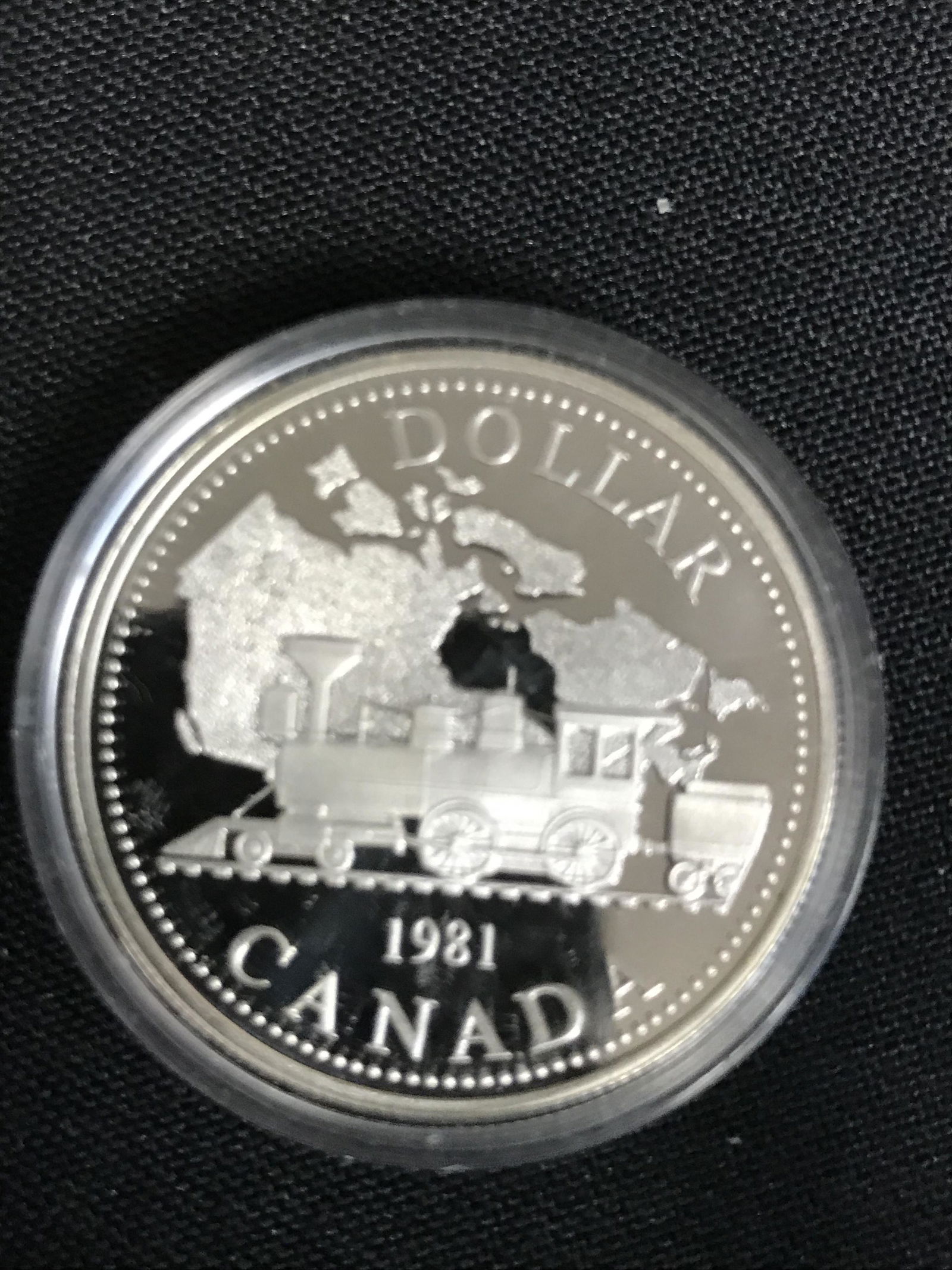 1981  CANADIAN SILVER DOLLAR {MADE OF SILVER NOT NICK (1 of 1)