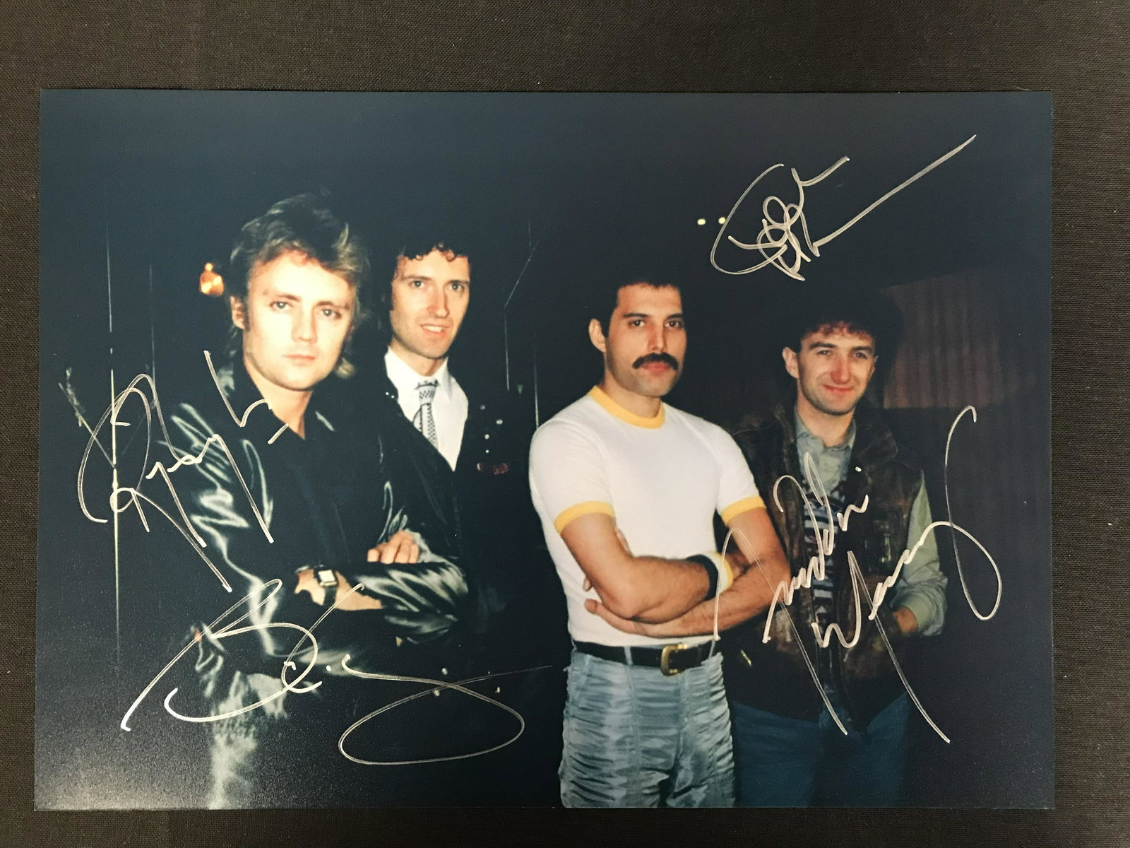 QUEEN BAND SIGNED 8X10 PHOTO (RA COA) (1 of 3)