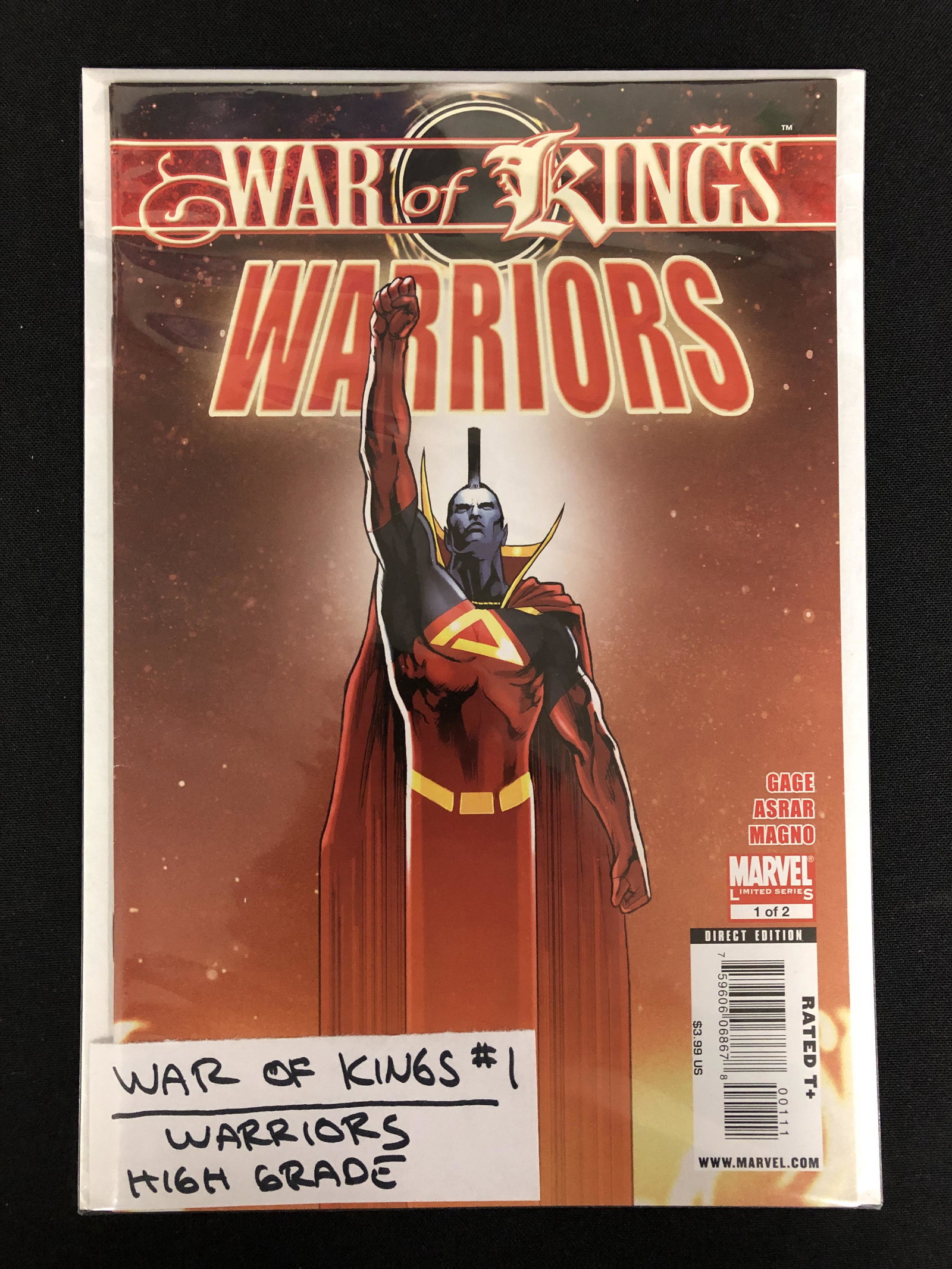 WAR OF KINGS #1 (MARVEL COMICS) (1 of 1)