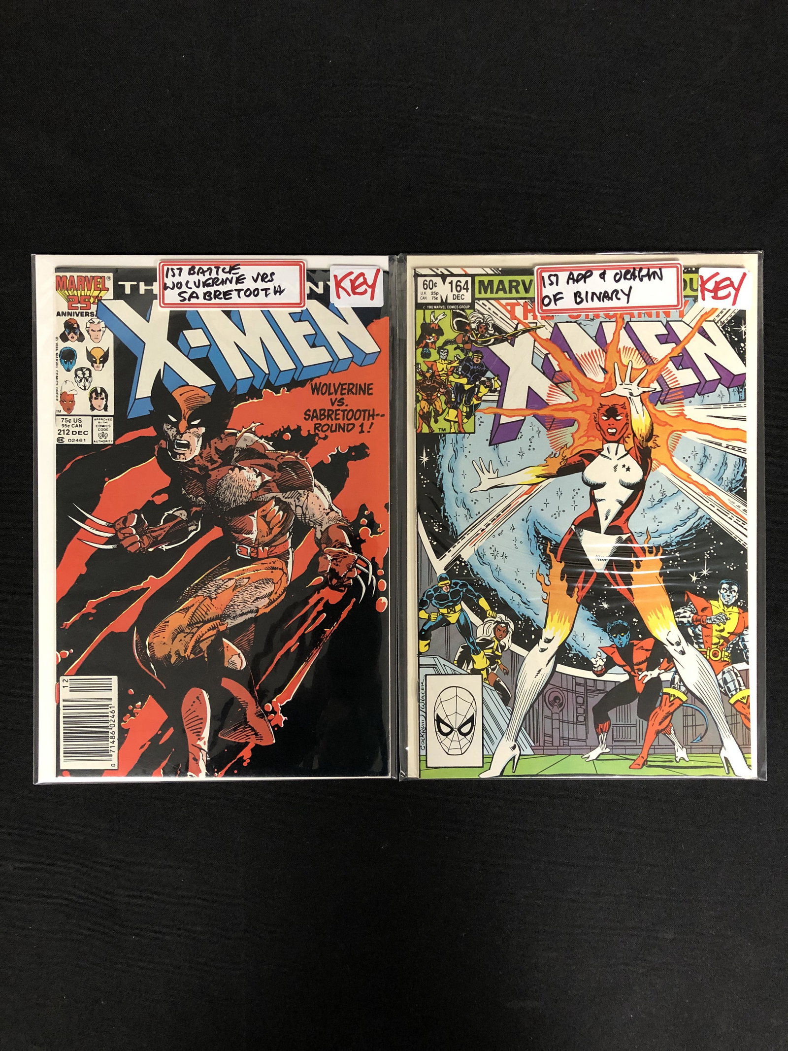 THE UNCANNY X-MEN #212/ #164 (MARVEL COMICS) (1 of 1)
