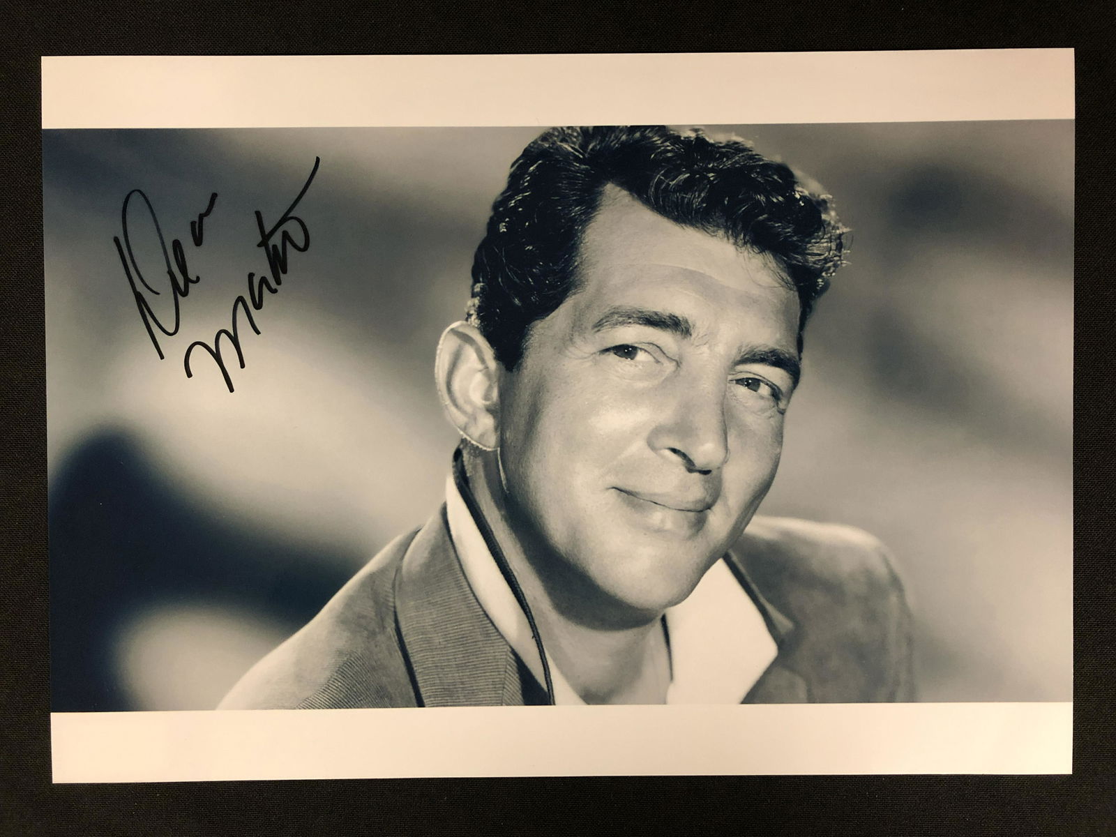 DEAN MARTIN SIGNED 8 X 10 (RA COA) (1 of 3)