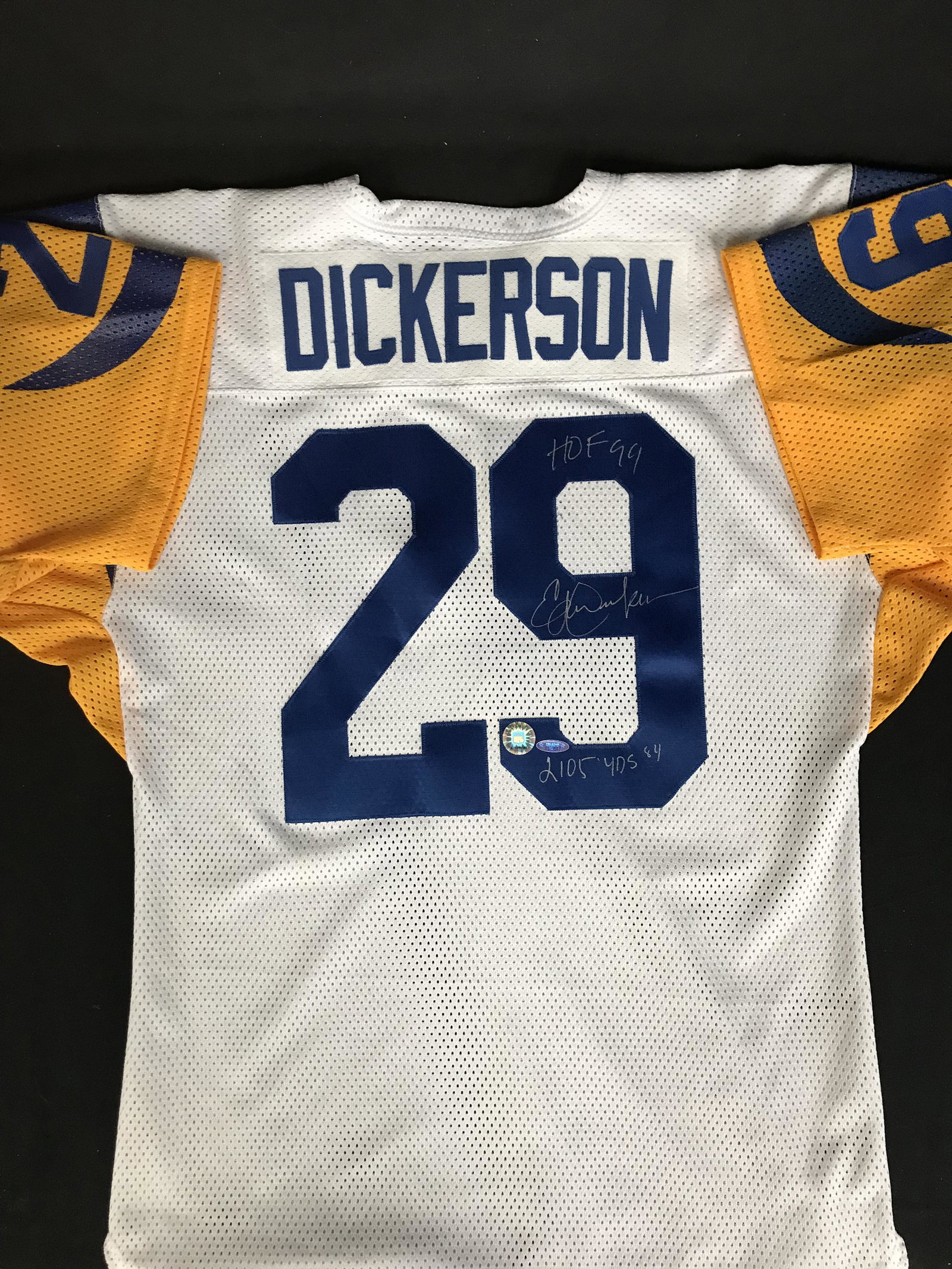 ERIC DICKERSON SIGNED JERSEY (TRI-STAR HOLO) (1 of 3)