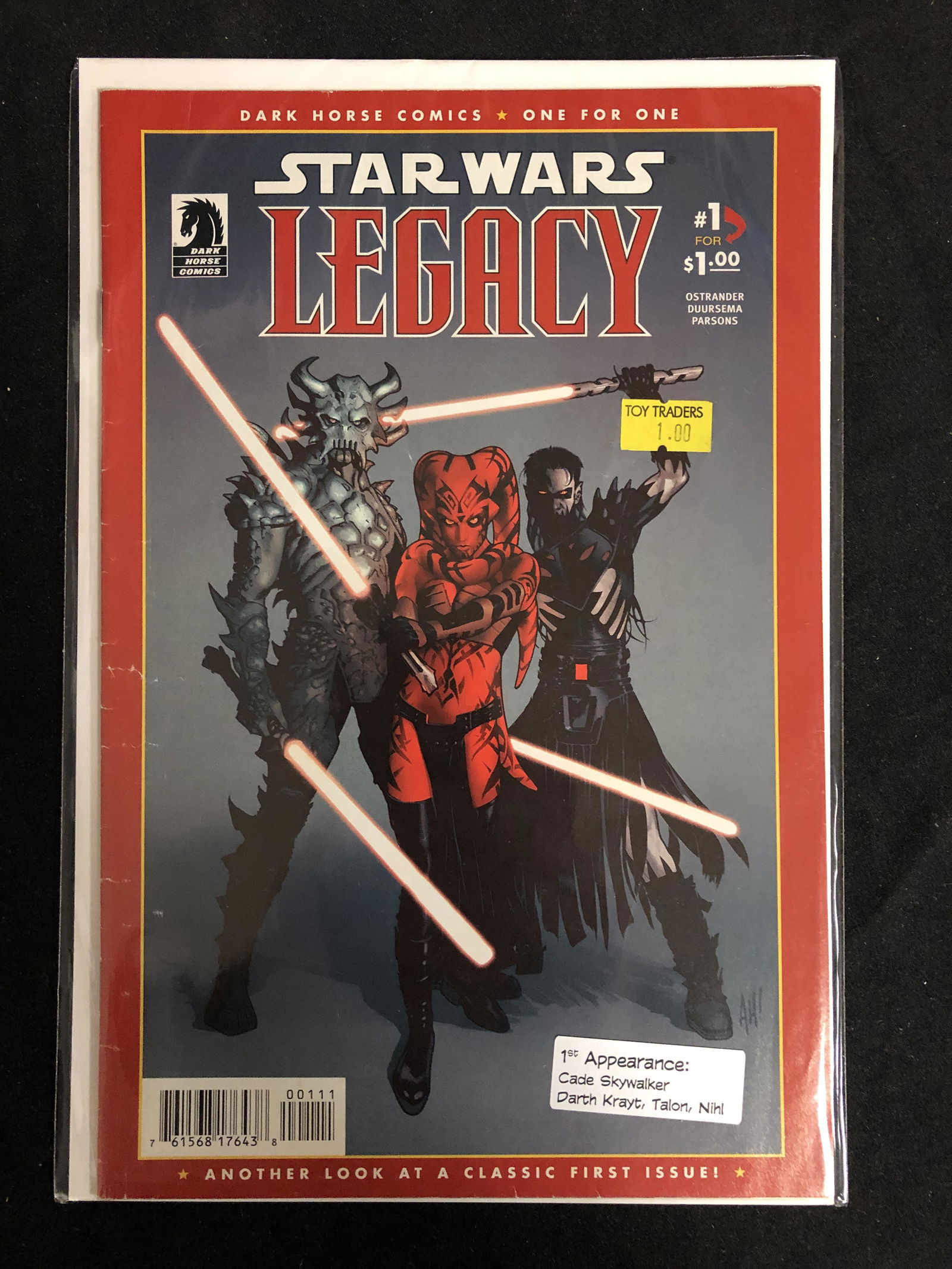 Star Wars LEGACY #1 (DARK HORSE COMICS) (1 of 1)