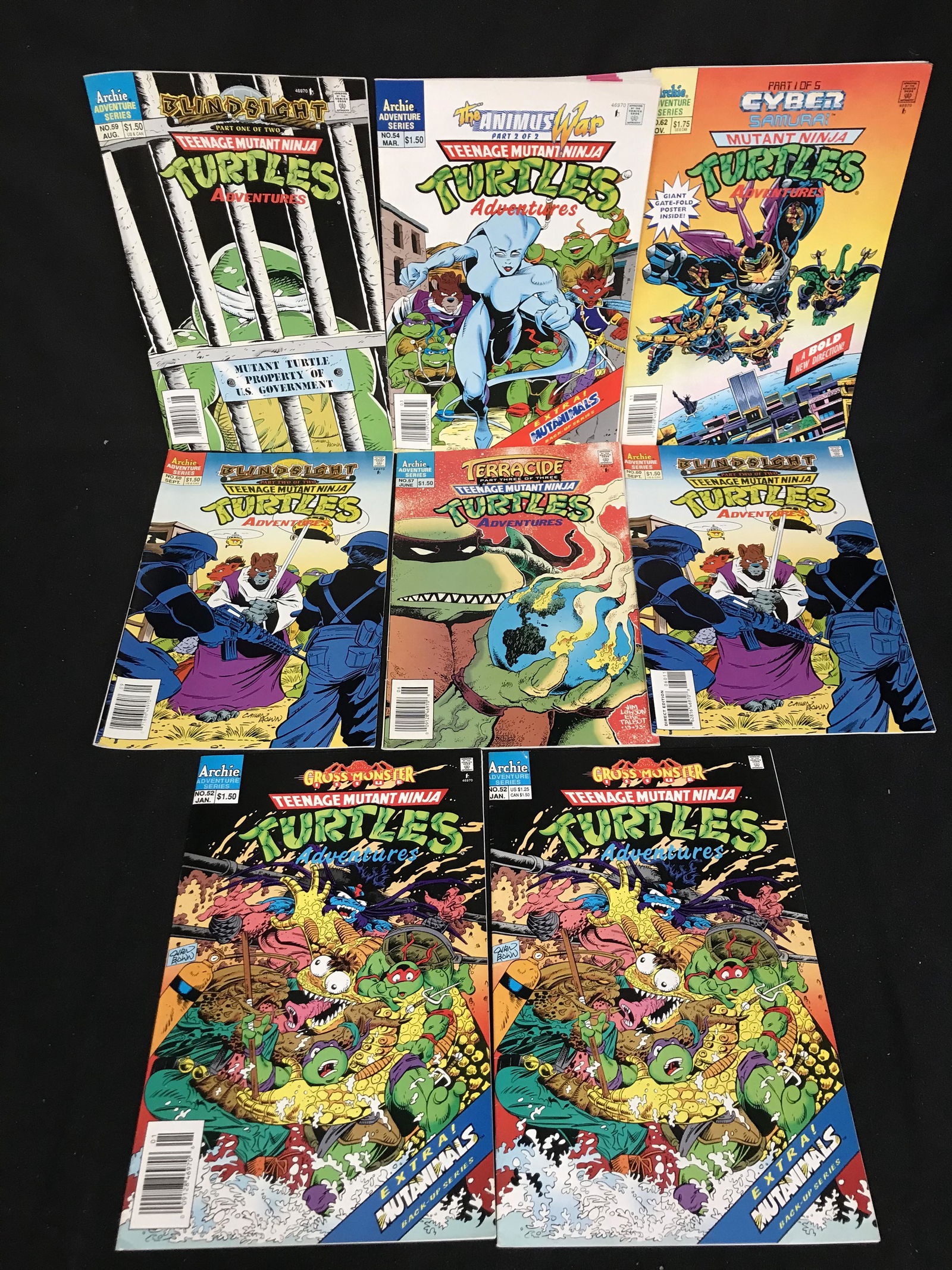 TEENAGE MUTANT NINJA TURTLES COMIC BOOK LOT (ARCHIE (1 of 1)