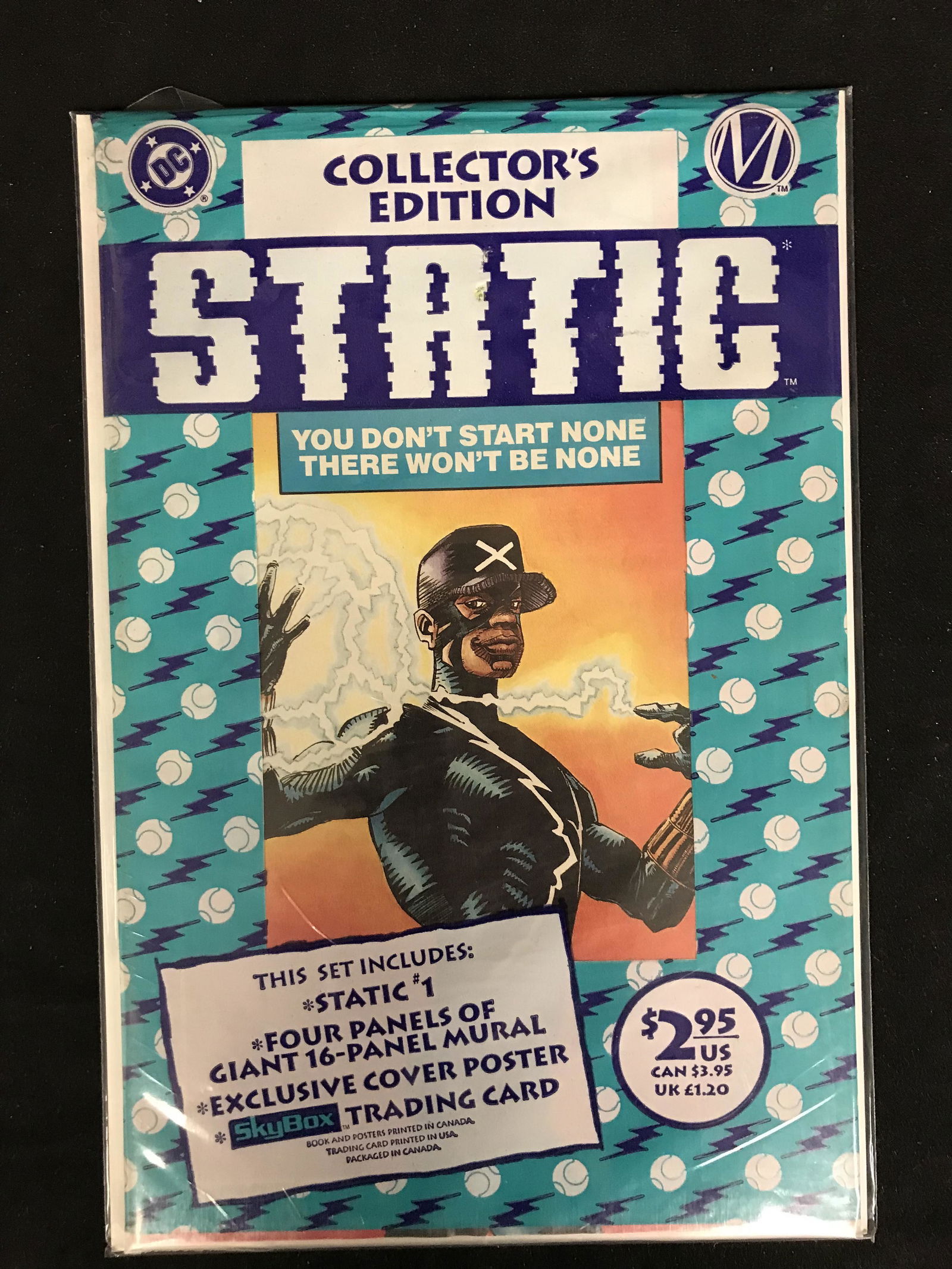 DC COMICS STATIC NO.1 (SEALED POLYBAG) (1 of 1)