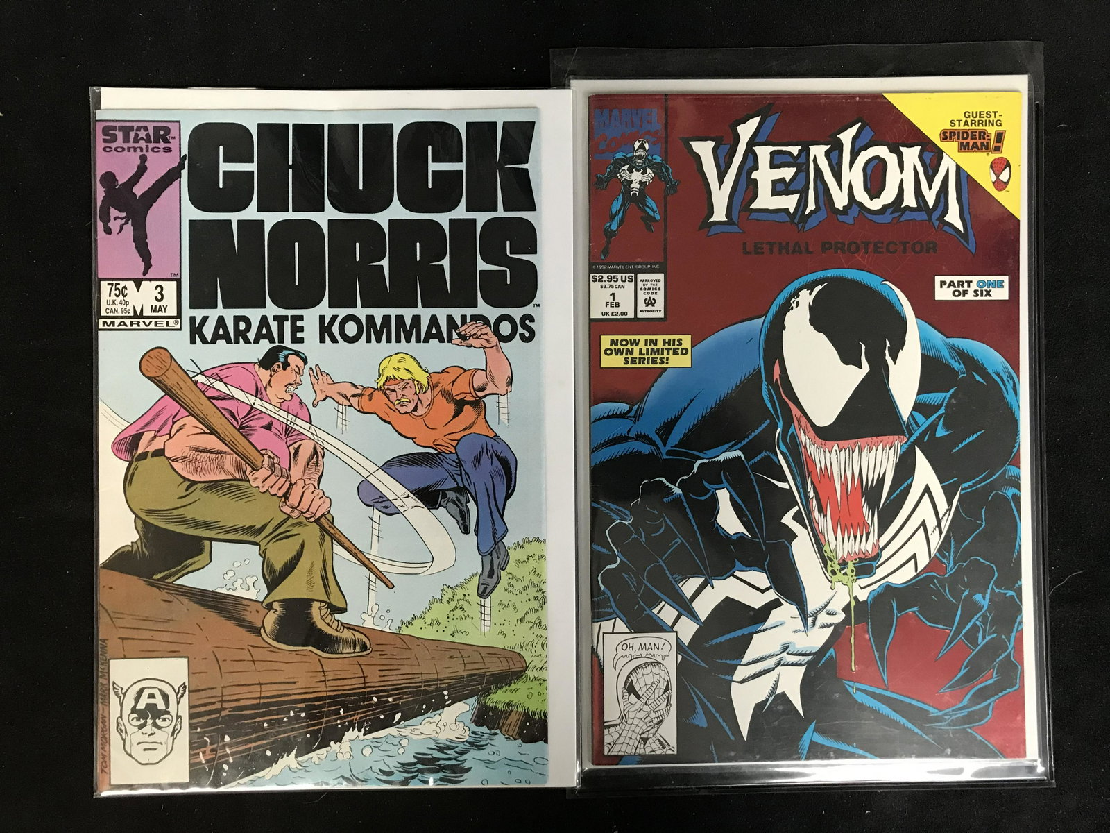 CHUCK NORRIS #3/ VENOM #1 (MARVEL COMICS) (1 of 1)