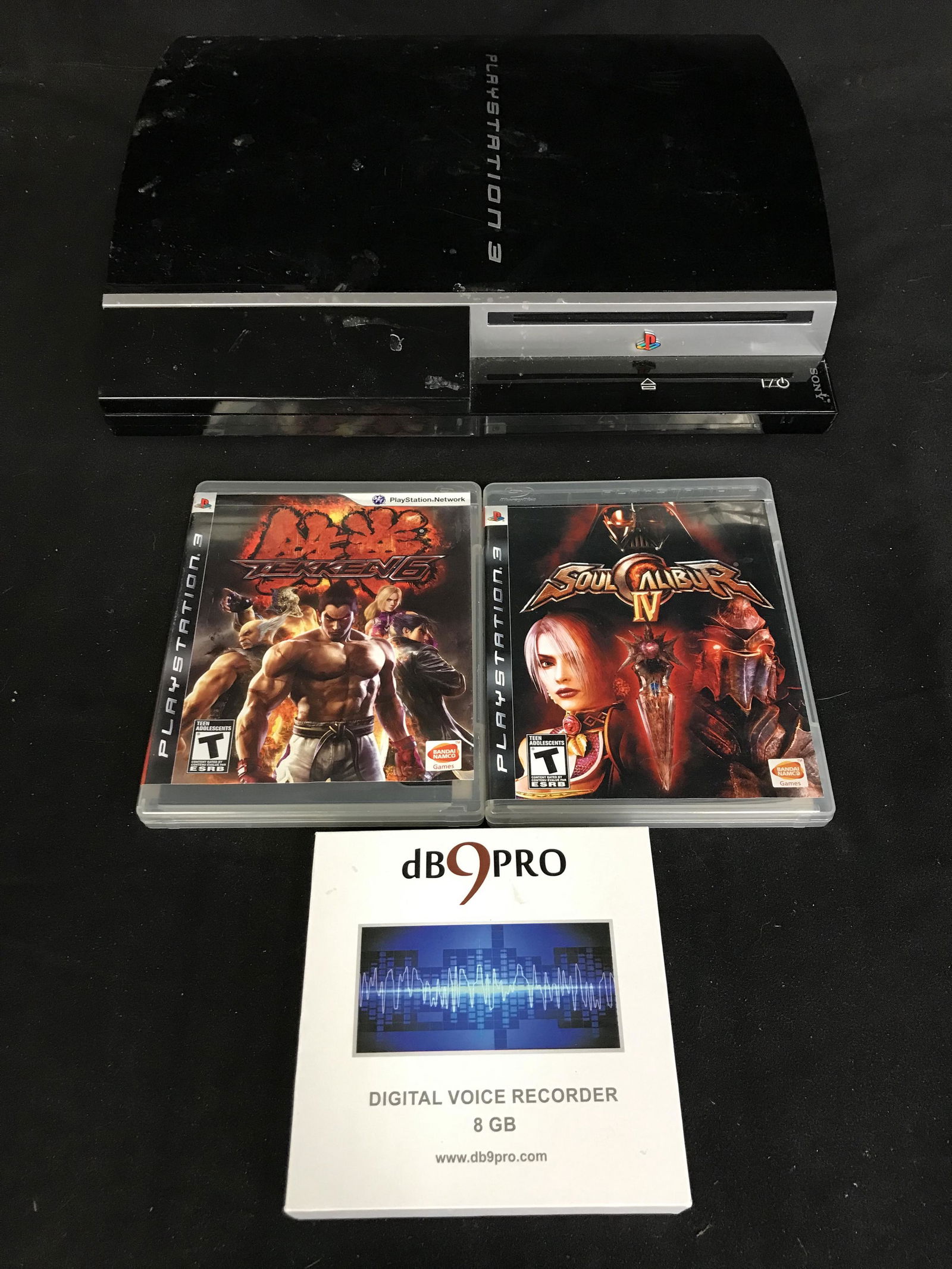 PLAYSTATION 3 VIDEO GAME CONSOLE w/ GAMES (1 of 3)