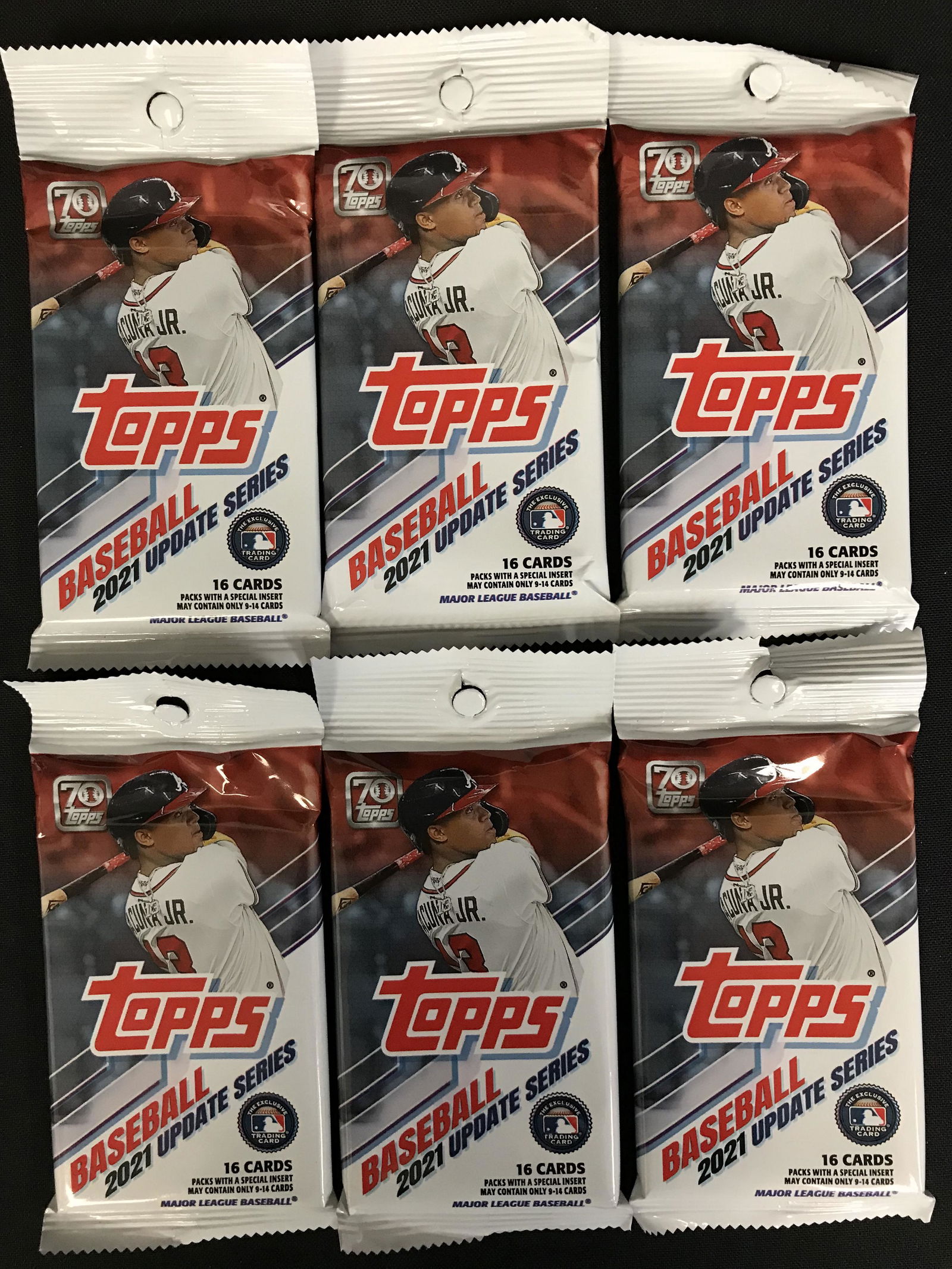 Topps Baseball 2021 Update Series Card Packs Lot (1 of 1)