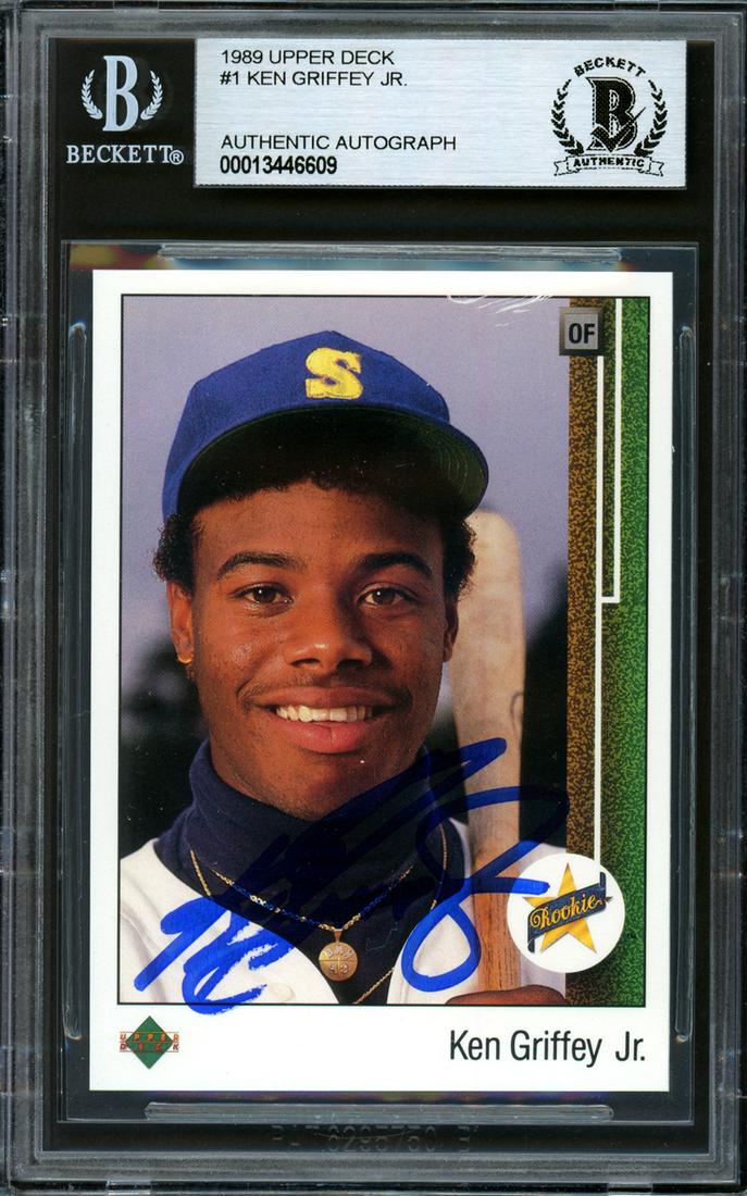 1989 Upper Deck #1 Ken Griffey Jr. RC Authentic (1 of 1)