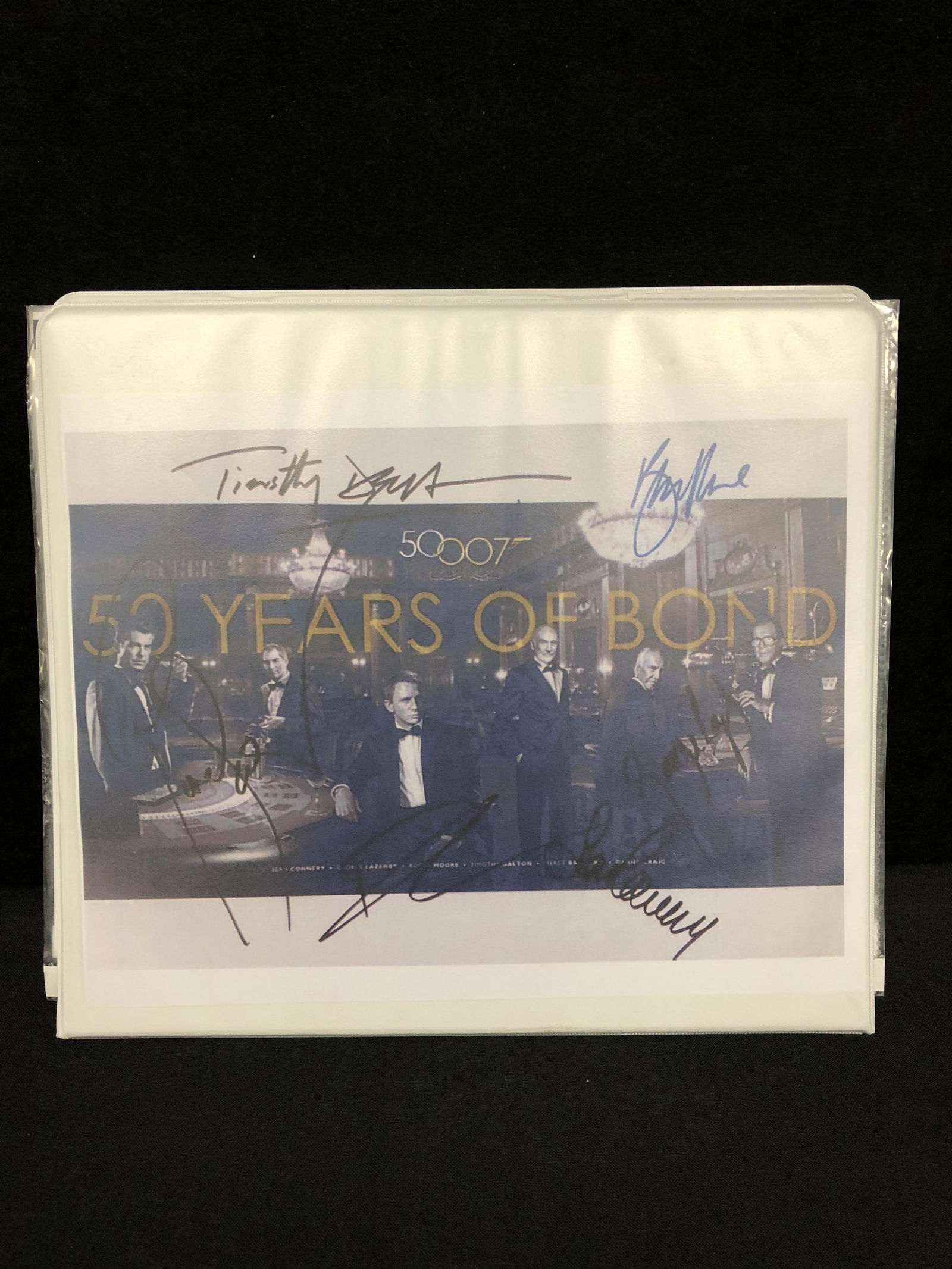 JAMES BOND SIGNATURE PACK (INCLUDES SIGNED PHOTOGRAPHS (1 of 8)