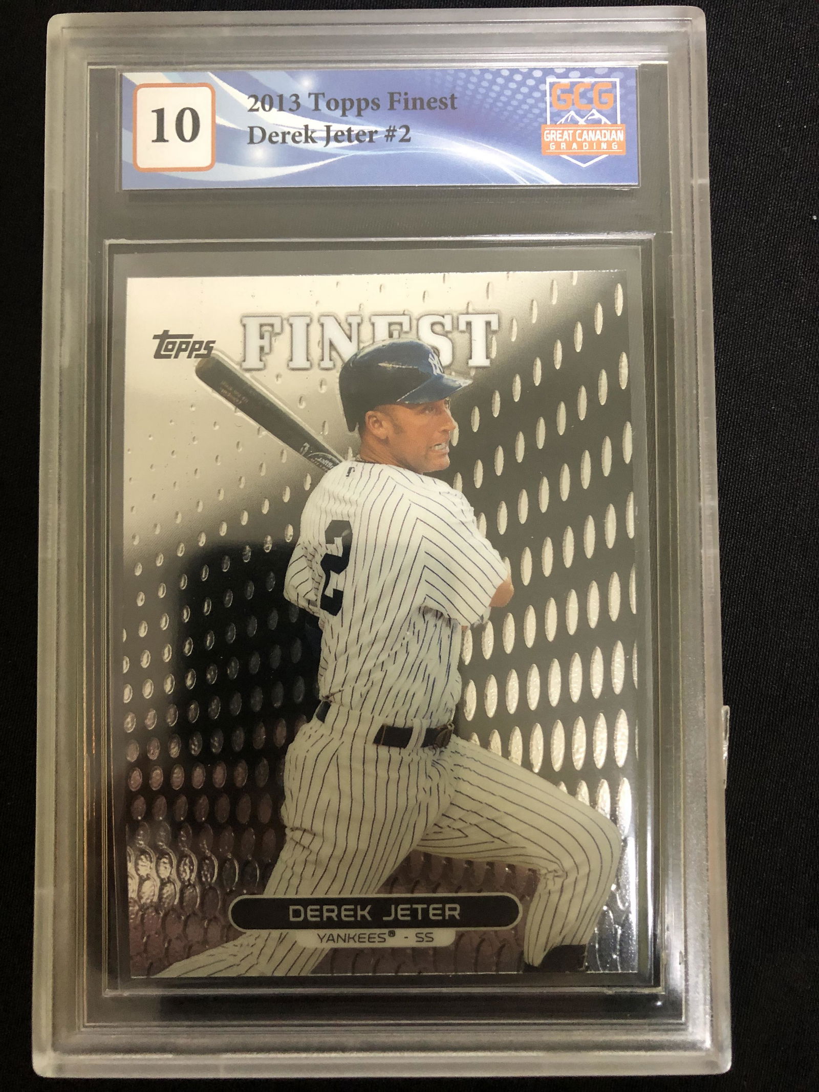2013 TOPPS FINEST #2 DEREK JETER (GCG 10) (1 of 1)