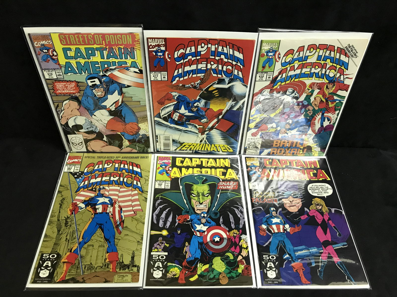 CAPTAIN AMERICA COMIC BOOK LOT (MARVEL COMICS) (1 of 1)