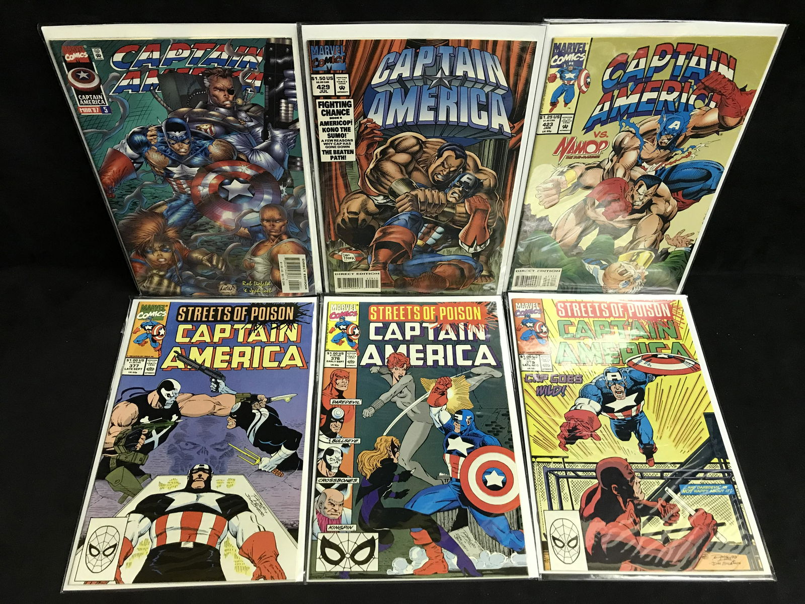 CAPTAIN AMERICA COMIC BOOK LOT (MARVEL COMICS) (1 of 1)