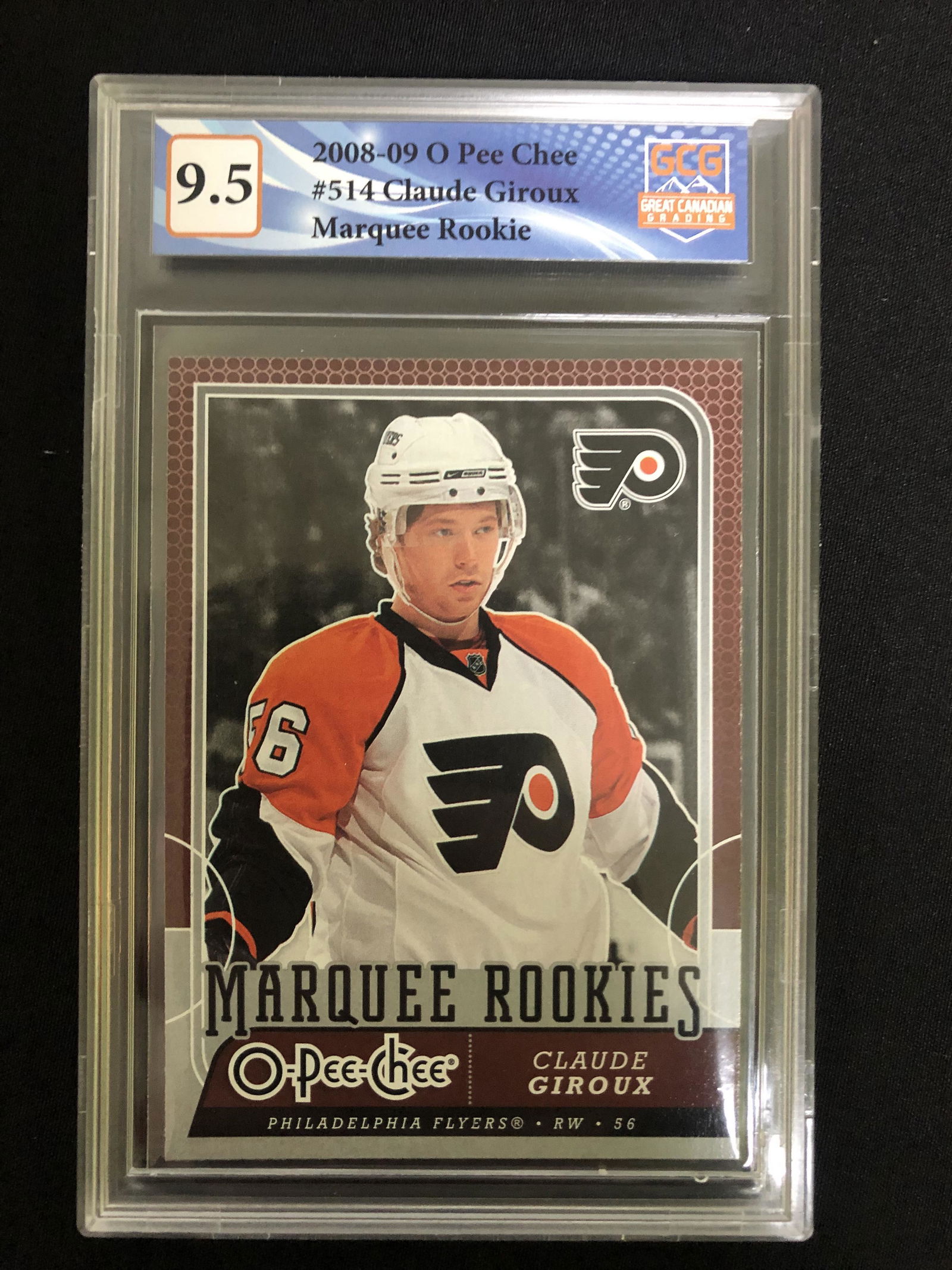 2008-09 O-PEE-CHEE #514 CLAUDE GIROUX MARQUEE ROOKIE (1 of 1)