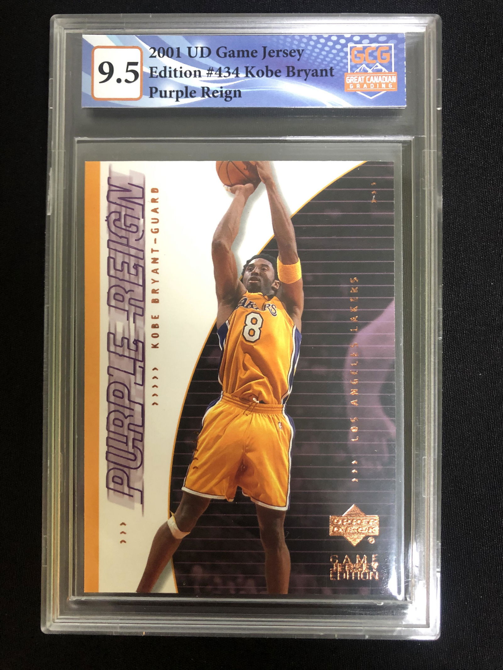 2001 UPPER DECK GAME JERSEY EDITION NO.434 KOBE BRYANT (1 of 1)
