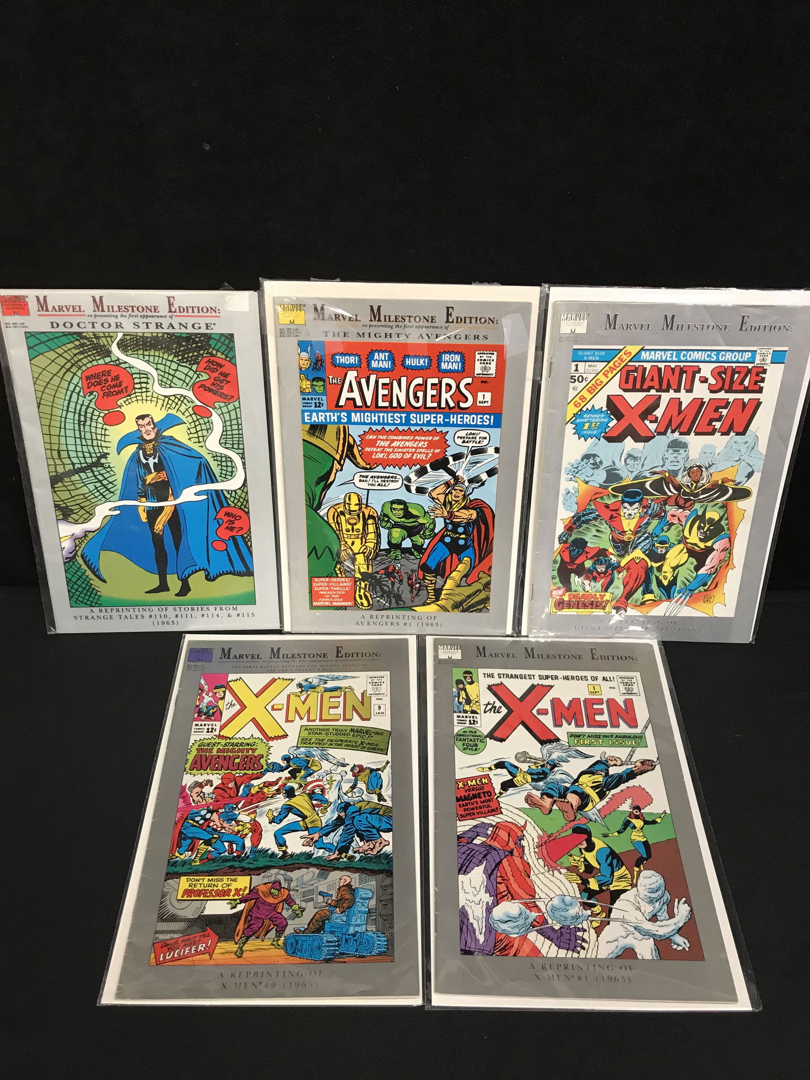 MARVEL MILESTONE EDITION COMIC BOOK LOT (1 of 1)