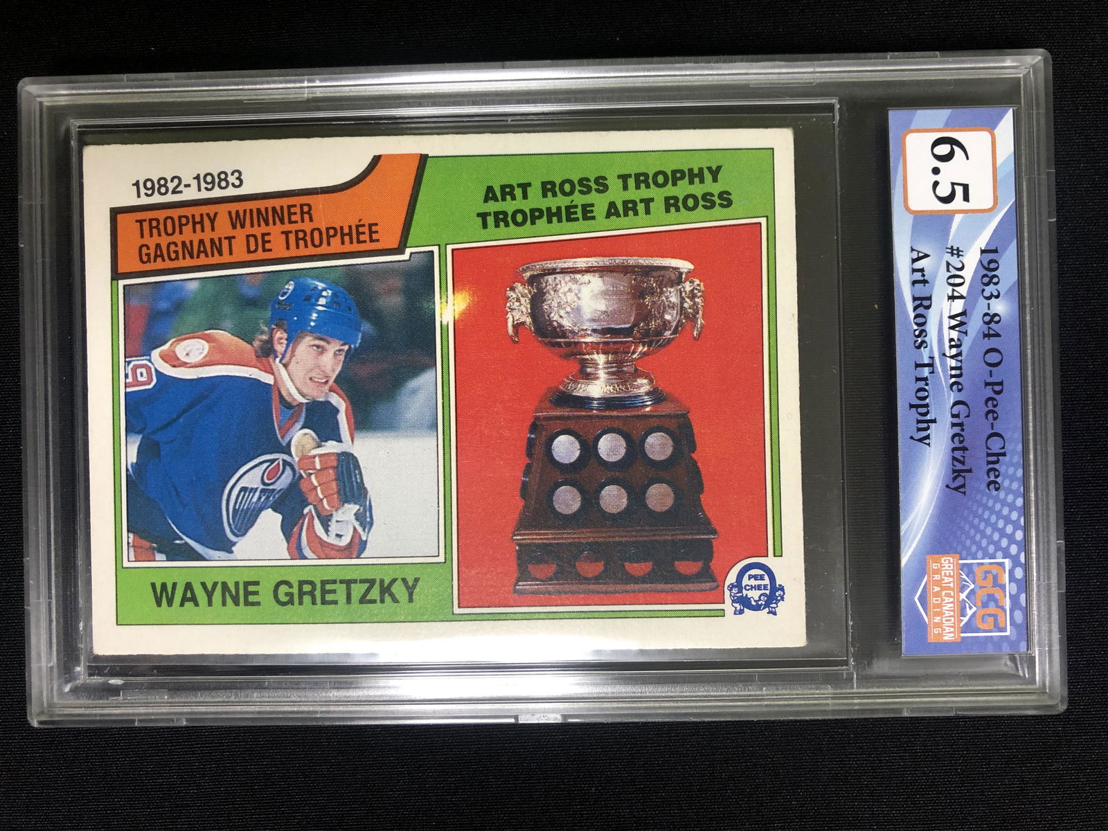 1983-84 OPC WAYNE GRETZKY ART ROSS TROPHY (GCG 6.5): 1983-84 OPC WAYNE GRETZKY ART ROSS TROPHY (GCG 6.5)