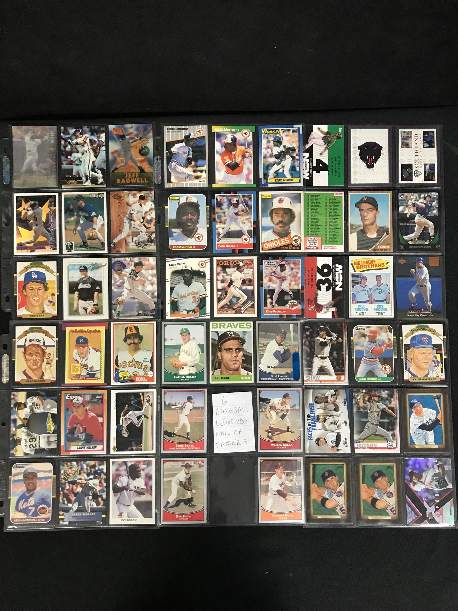 VARIOUS BASEBALL CARDS LOT (1 of 1)