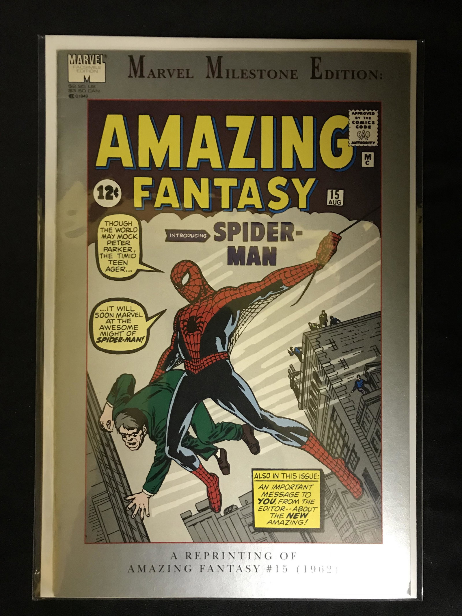 Marvel Milestone Edition AMAZING FANTASY #15 (MARVEL (1 of 1)