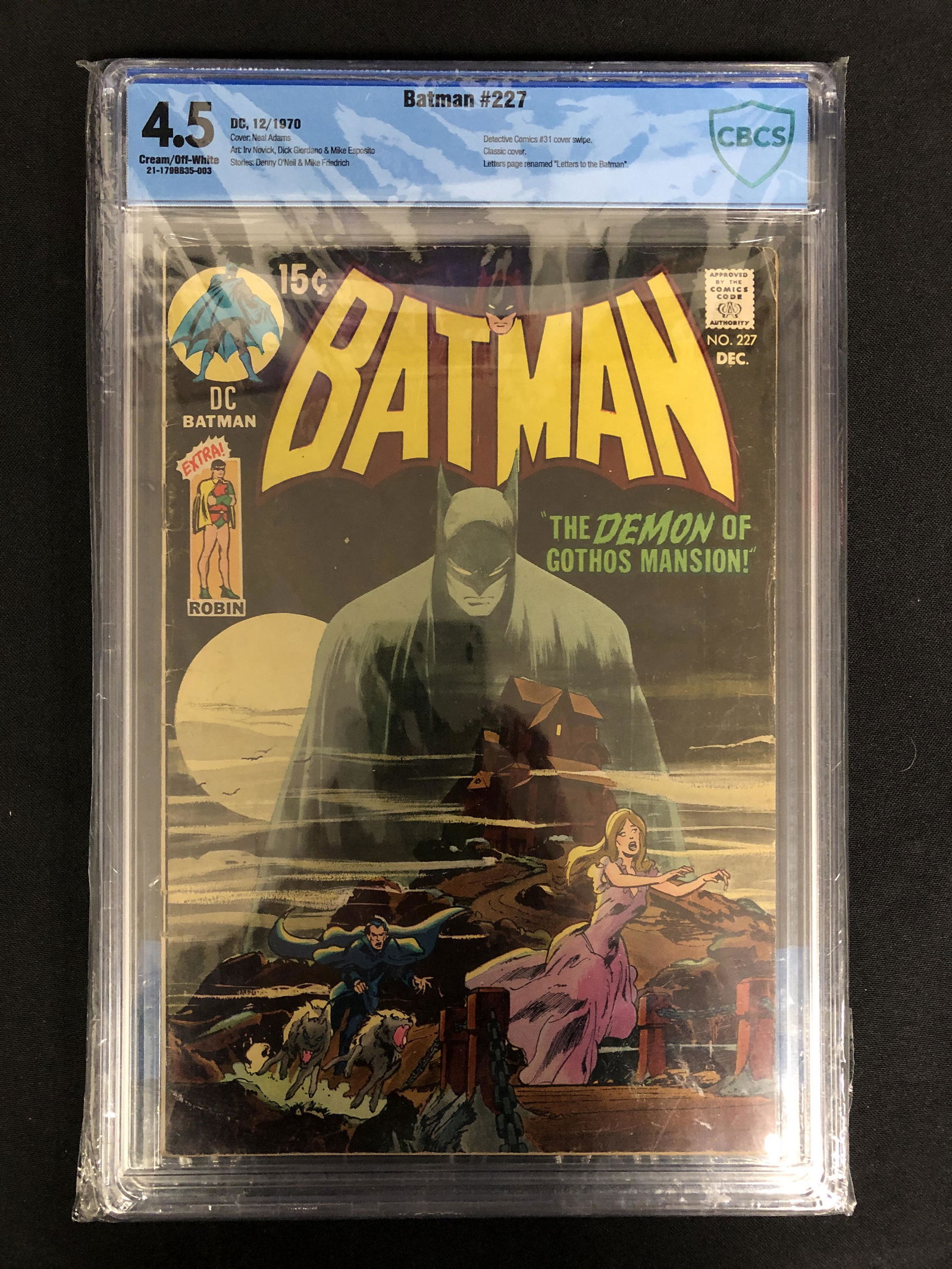 DC COMICS BATMAN NO.227 (CBCS 4.5) (1 of 1)