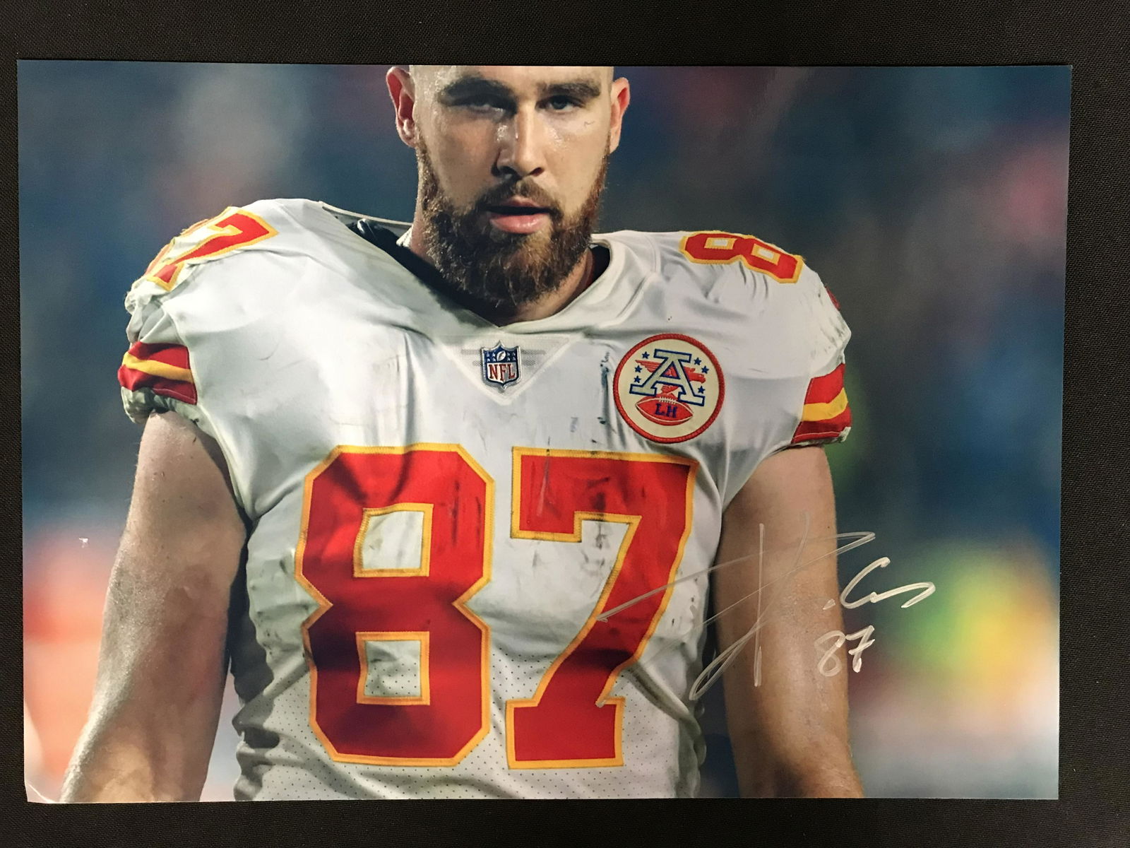 TRAVIS KELCE SIGNED 8X10 PHOTO (RA COA) (1 of 4)