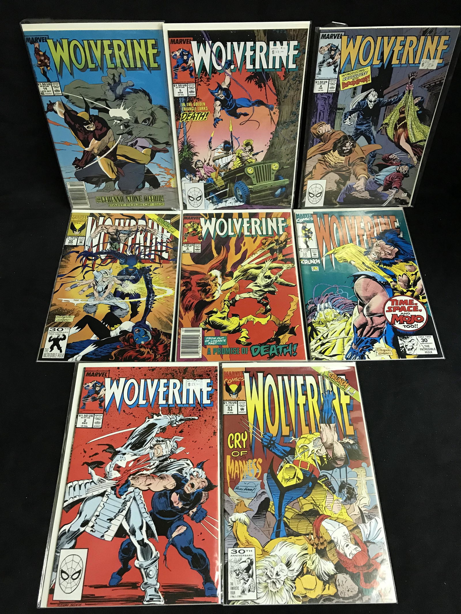 WOLVERINE COMIC BOOK LOT (MARVEL COMICS) (1 of 1)