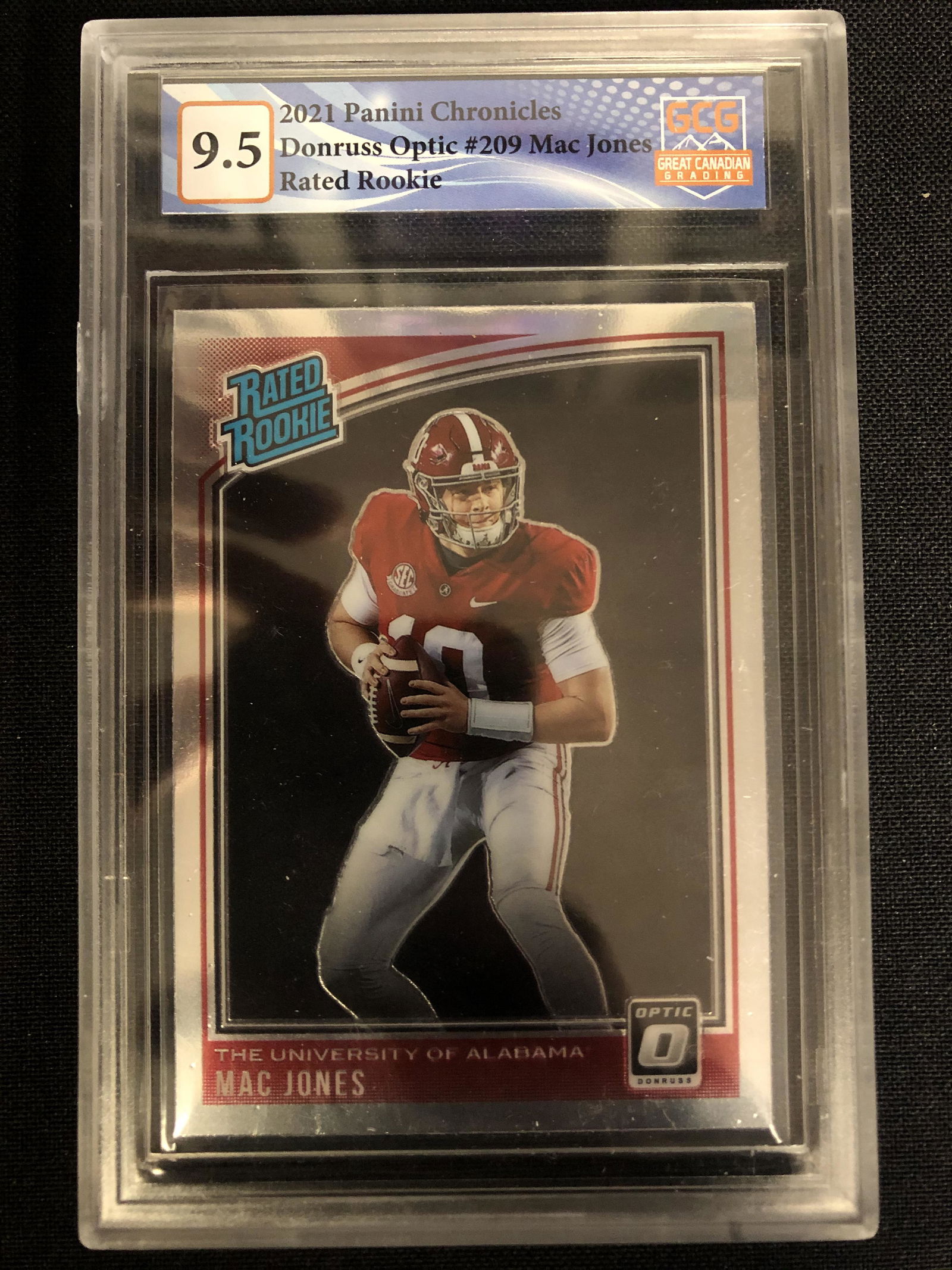 2021 PANINI CHRONICLES DONRUSS OPTIC #209 MAC JONES (1 of 1)