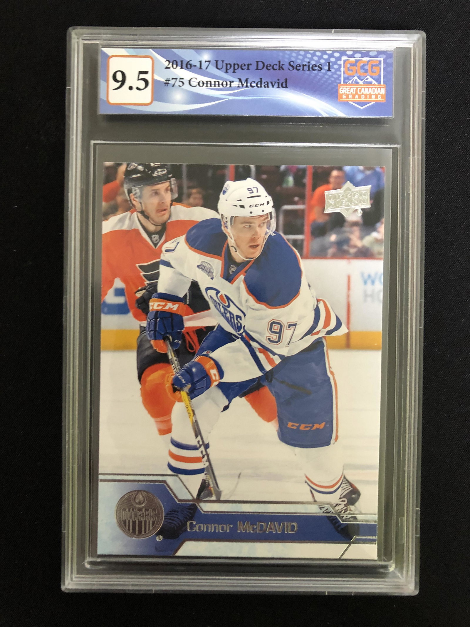 2016-17 UPPER DECK SERIES 1 #75 CONNOR McDAVID (GCG (1 of 1)