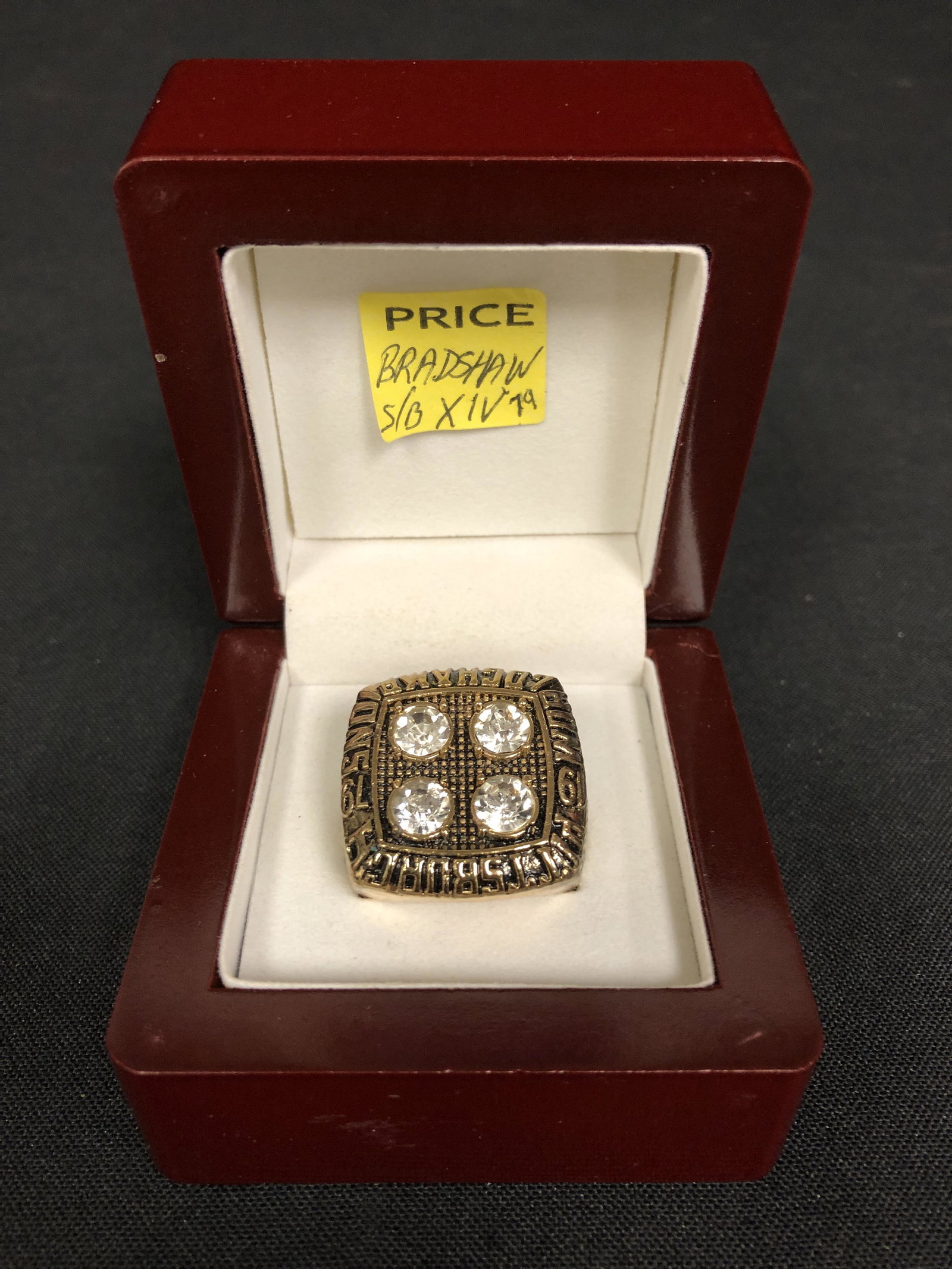 1979 SUPERBOWL CHAMPIONSHIP RING TERRY BRADSHAW (1 of 3)