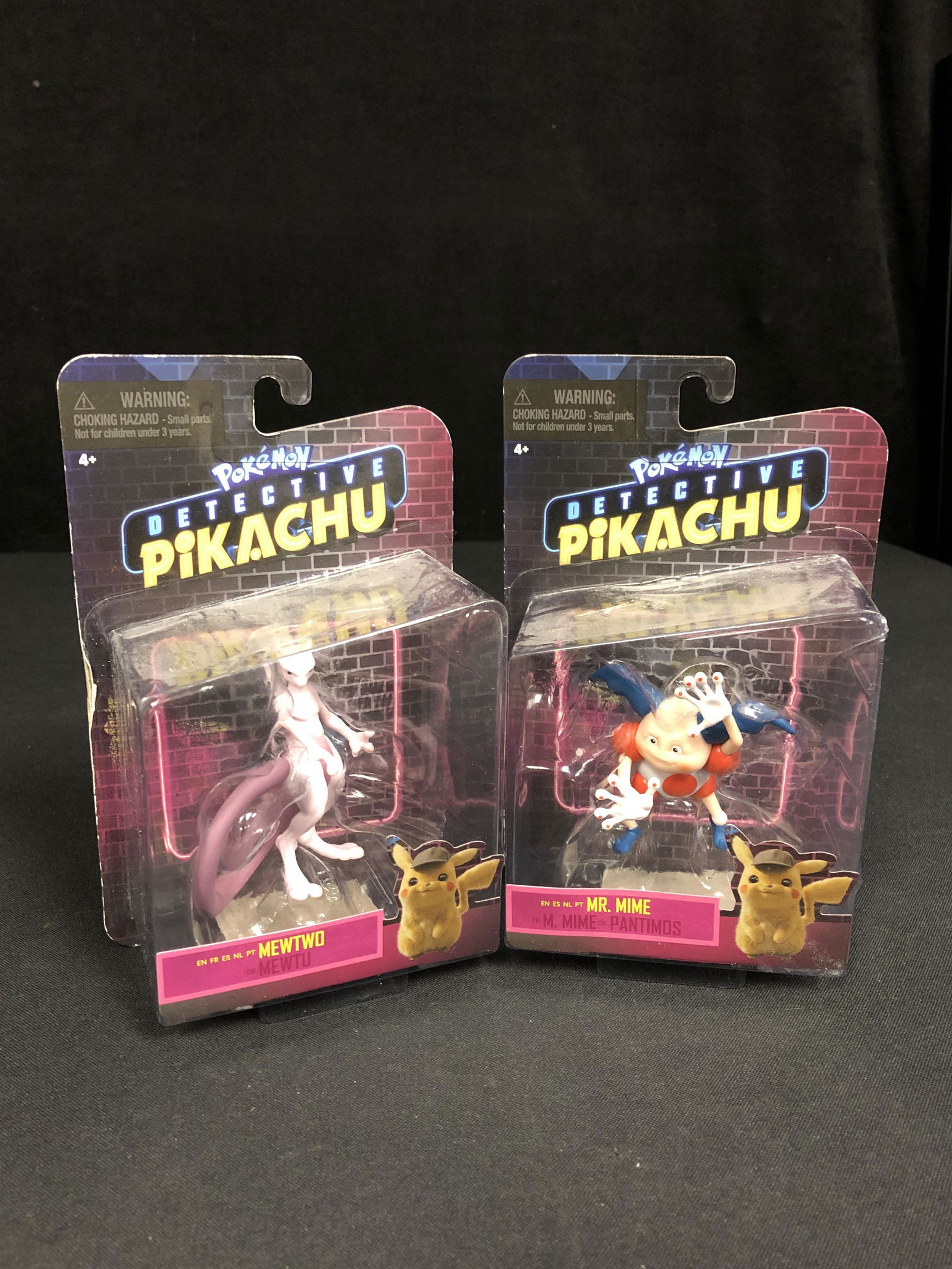 POKEMON DETECTIVE PIKACHU FIGURES MEWTWO/ MR. MIME (1 of 1)
