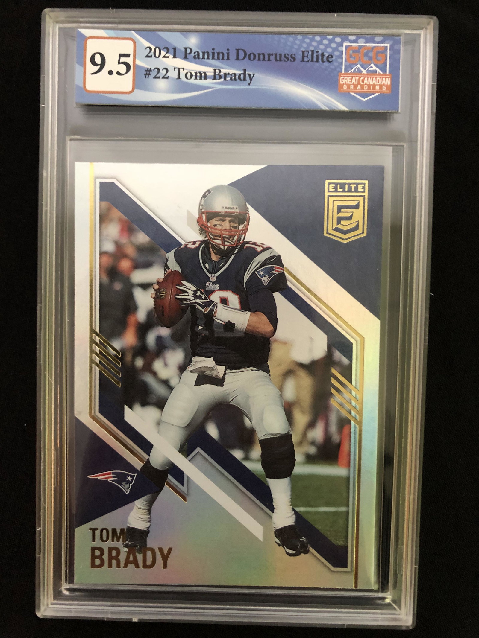 2021 PANINI DONRUSS ELITE TOM BRADY (GCG 9.5) (1 of 1)